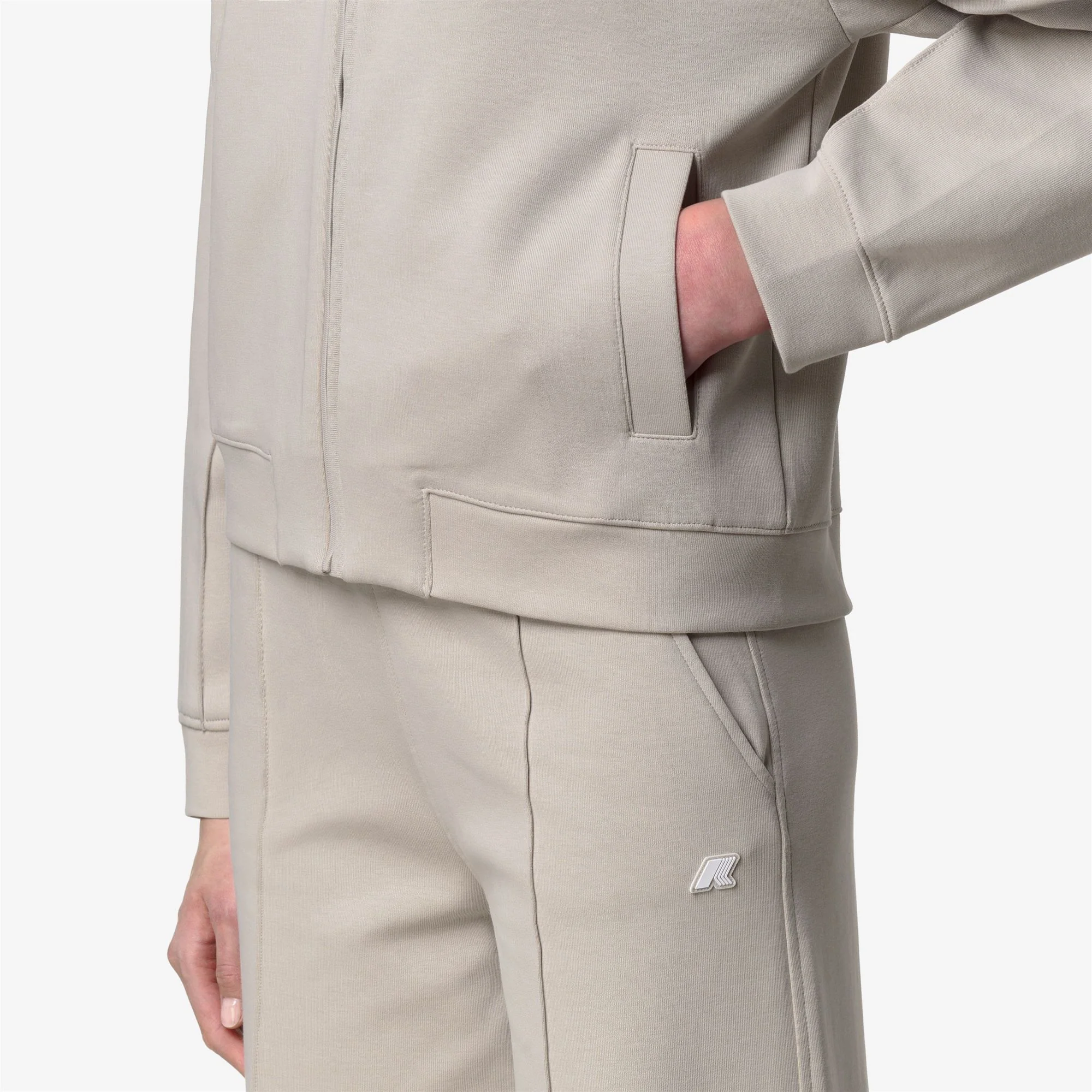 ARVINNE INTERLOCK - Fleece - Jacket - Woman - BEIGE LT - Image 2