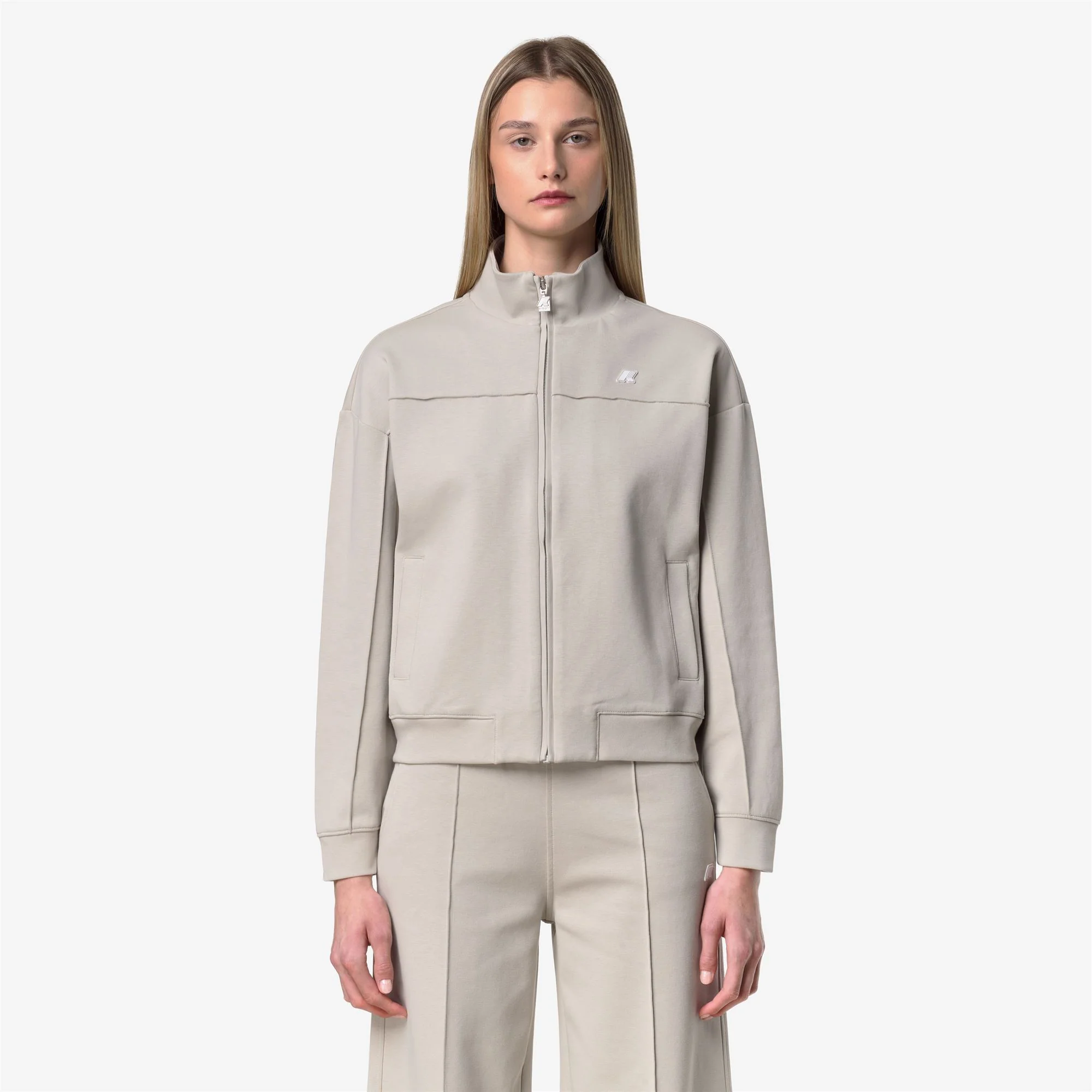 ARVINNE INTERLOCK - Fleece - Jacket - Woman - BEIGE LT - Image 3