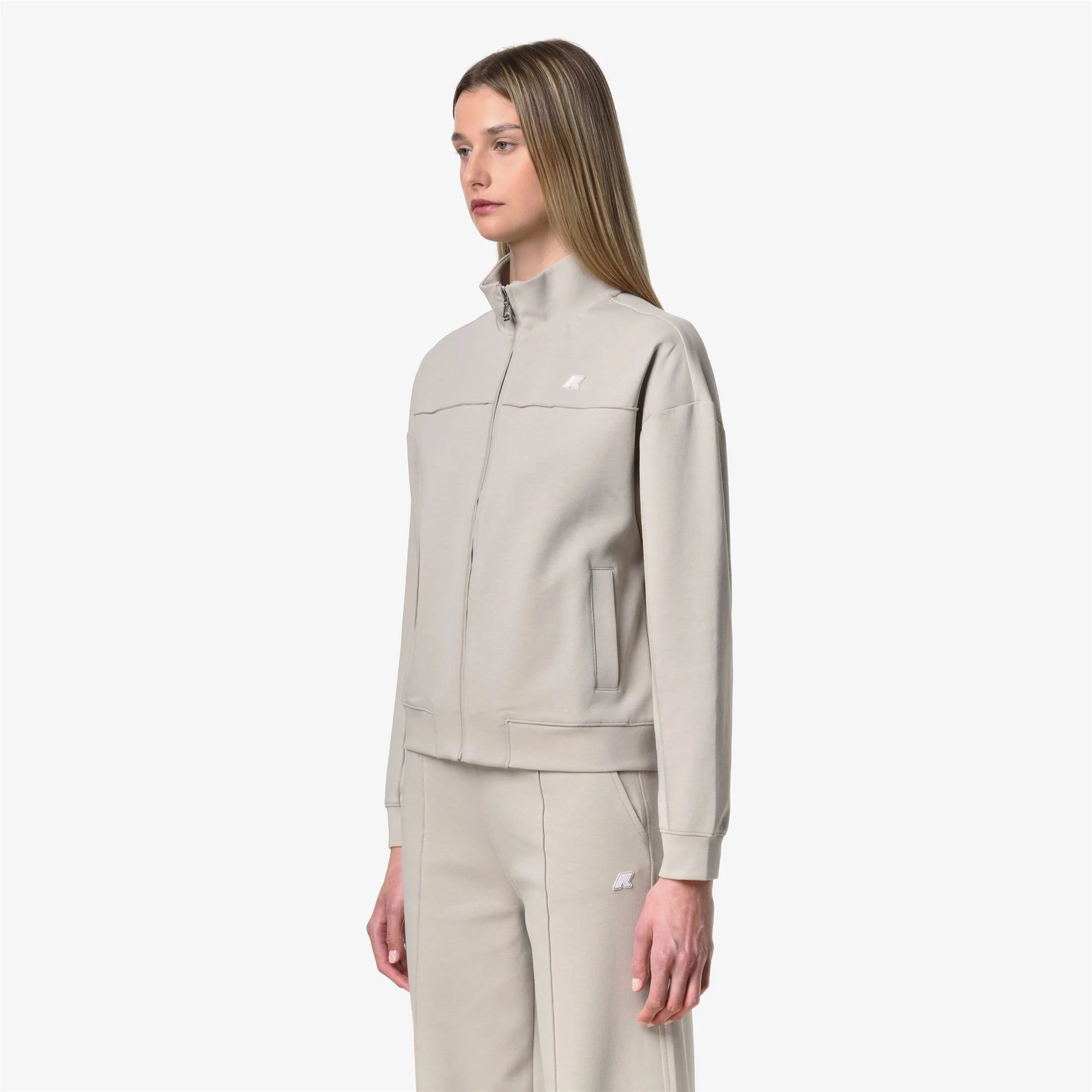 ARVINNE INTERLOCK - Fleece - Jacket - Woman - BEIGE LT - Image 4