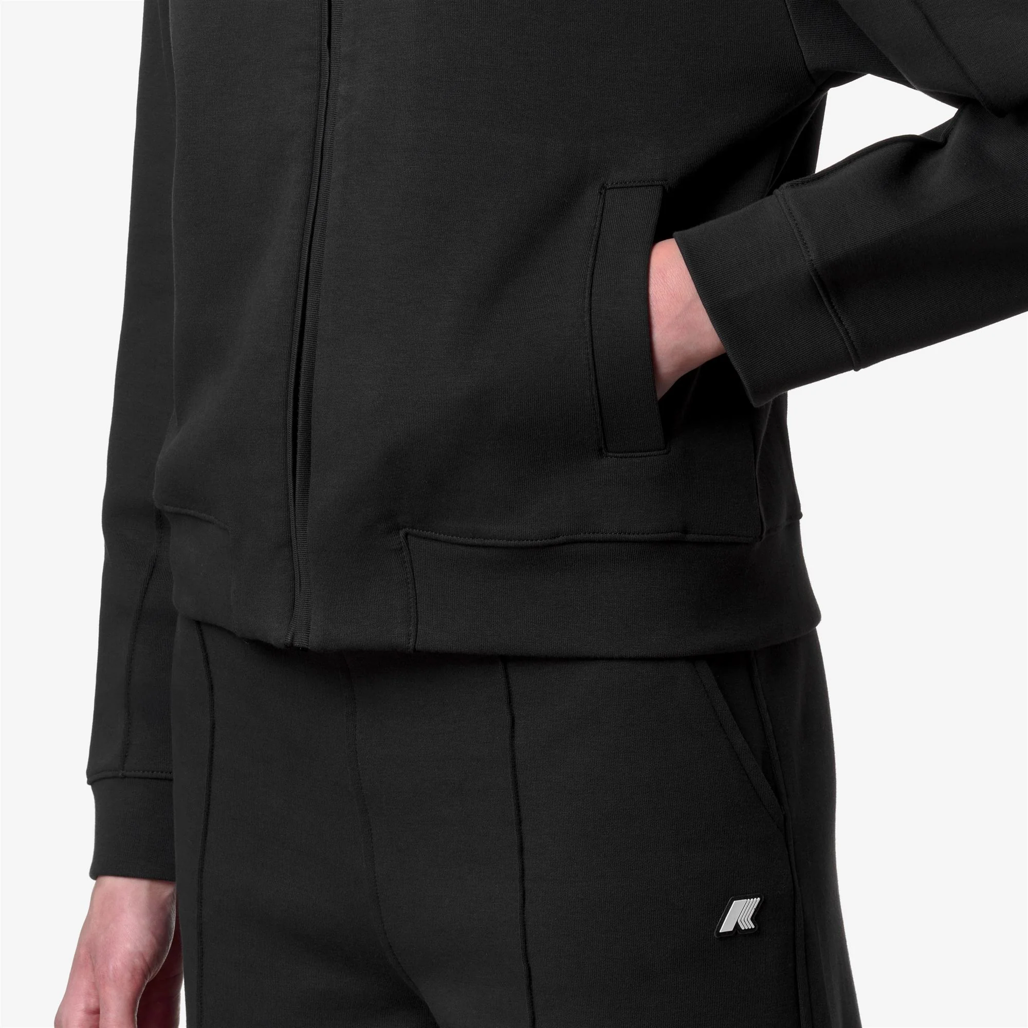 ARVINNE INTERLOCK - Fleece - Jacket - Woman - BLACK PURE - Image 2