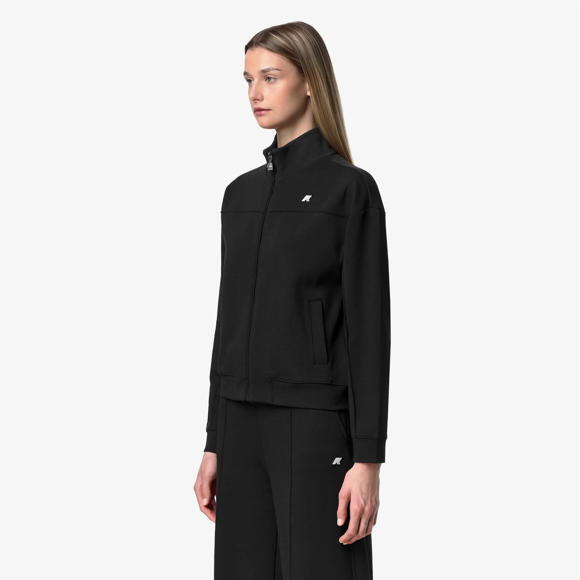 ARVINNE INTERLOCK - Fleece - Jacket - Woman - BLACK PURE - Image 4