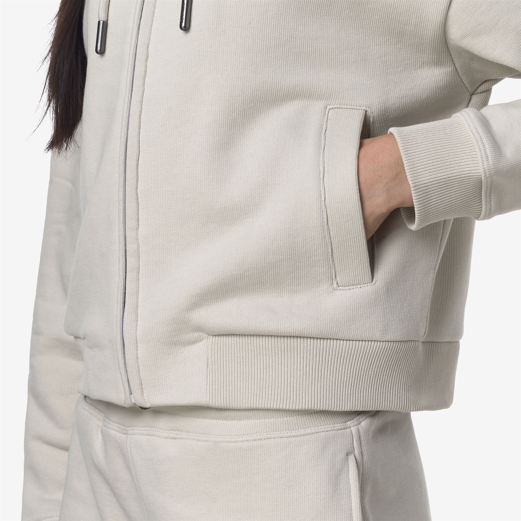 ARWEN FRENCH TERRY - Fleece - Jacket - Woman - BEIGE LT - Image 2