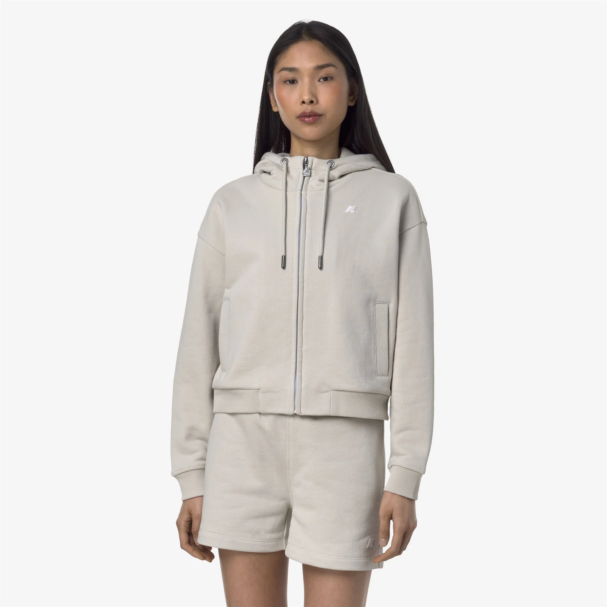 ARWEN FRENCH TERRY - Fleece - Jacket - Woman - BEIGE LT - Image 3