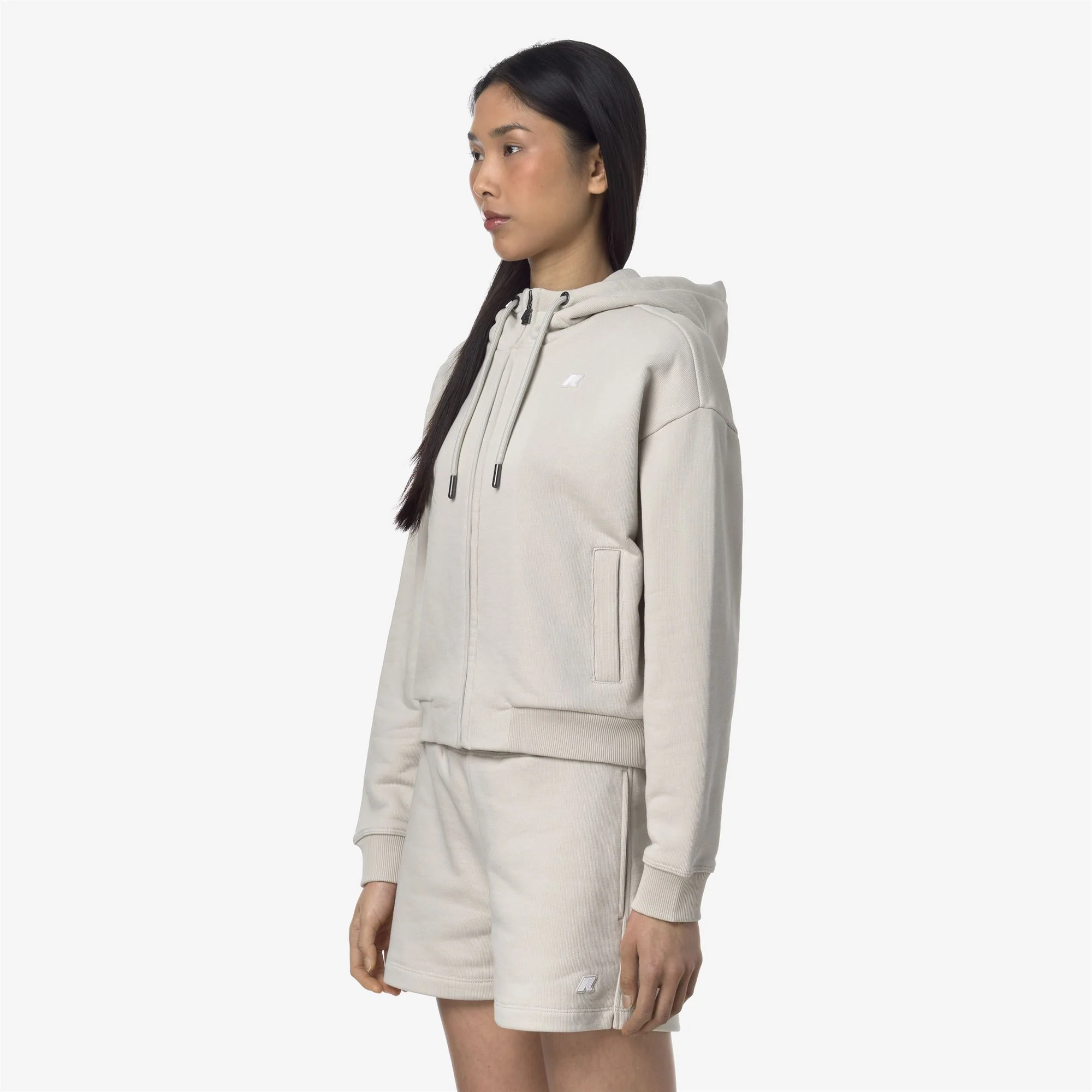 ARWEN FRENCH TERRY - Fleece - Jacket - Woman - BEIGE LT - Image 4