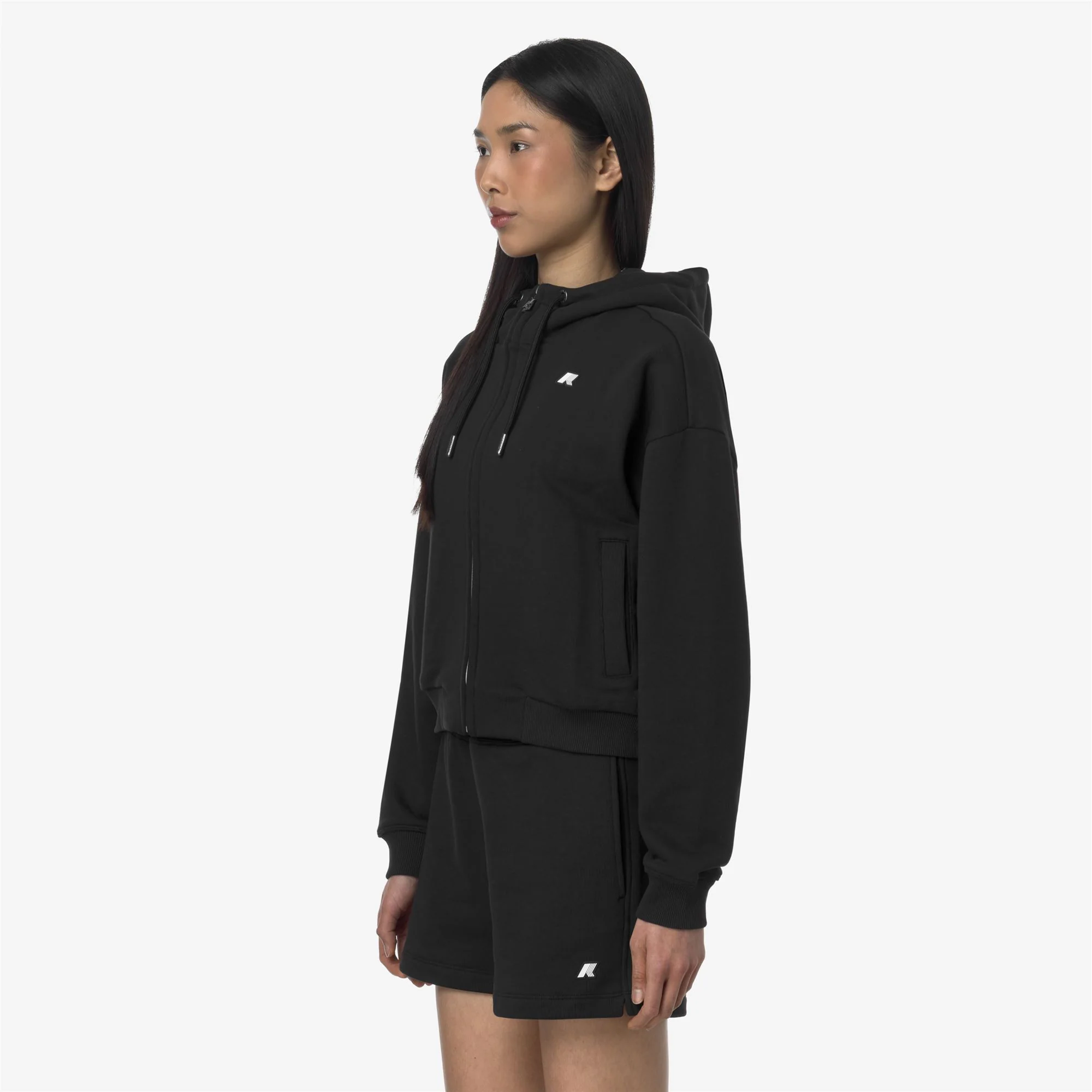 ARWEN FRENCH TERRY - Fleece - Jacket - Woman - BLACK PURE - Image 4
