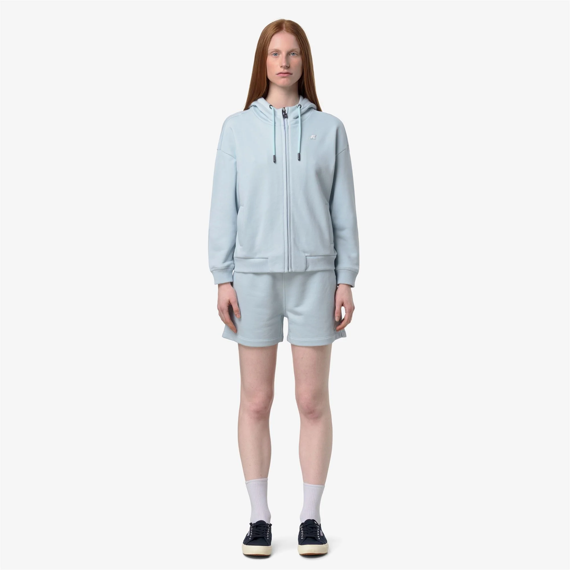 ARWEN FRENCH TERRY - Fleece - Jacket - Woman - BLUE BALLAD - Image 3