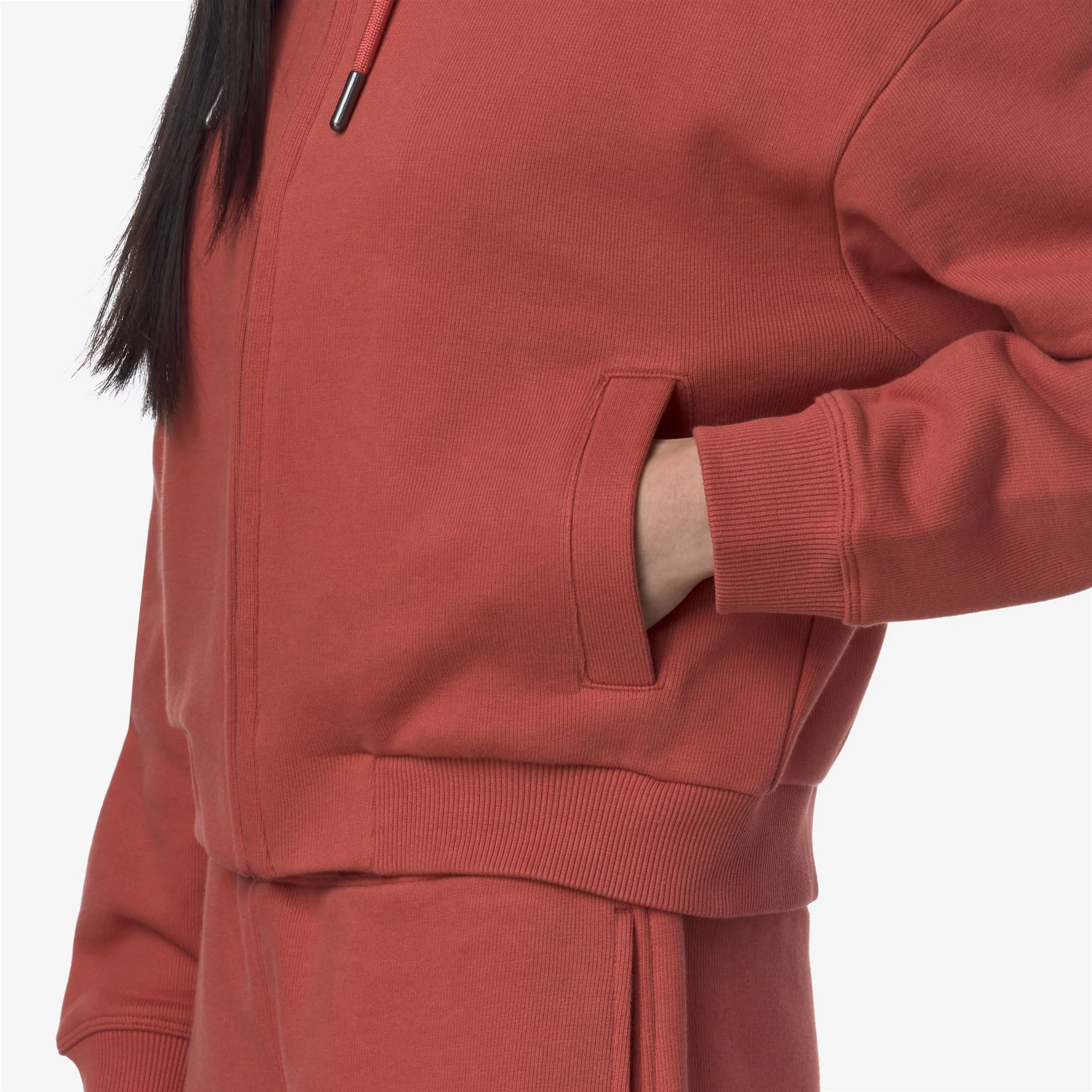ARWEN FRENCH TERRY - Fleece - Jacket - Woman - RED JASPER - Image 2