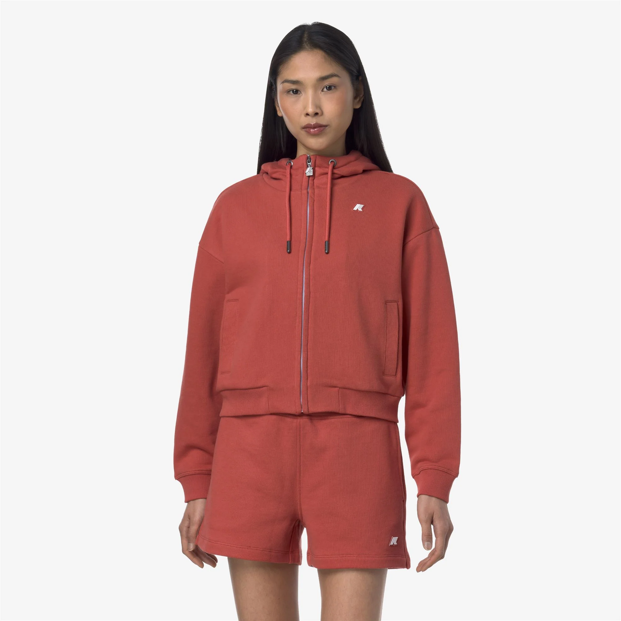 ARWEN FRENCH TERRY - Fleece - Jacket - Woman - RED JASPER - Image 3