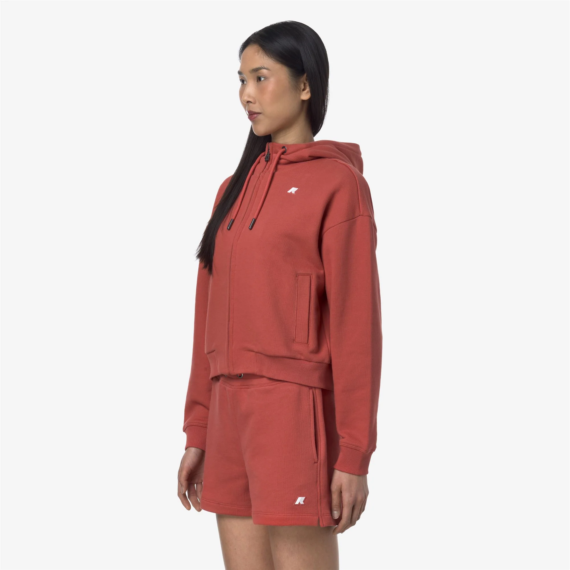 ARWEN FRENCH TERRY - Fleece - Jacket - Woman - RED JASPER - Image 4