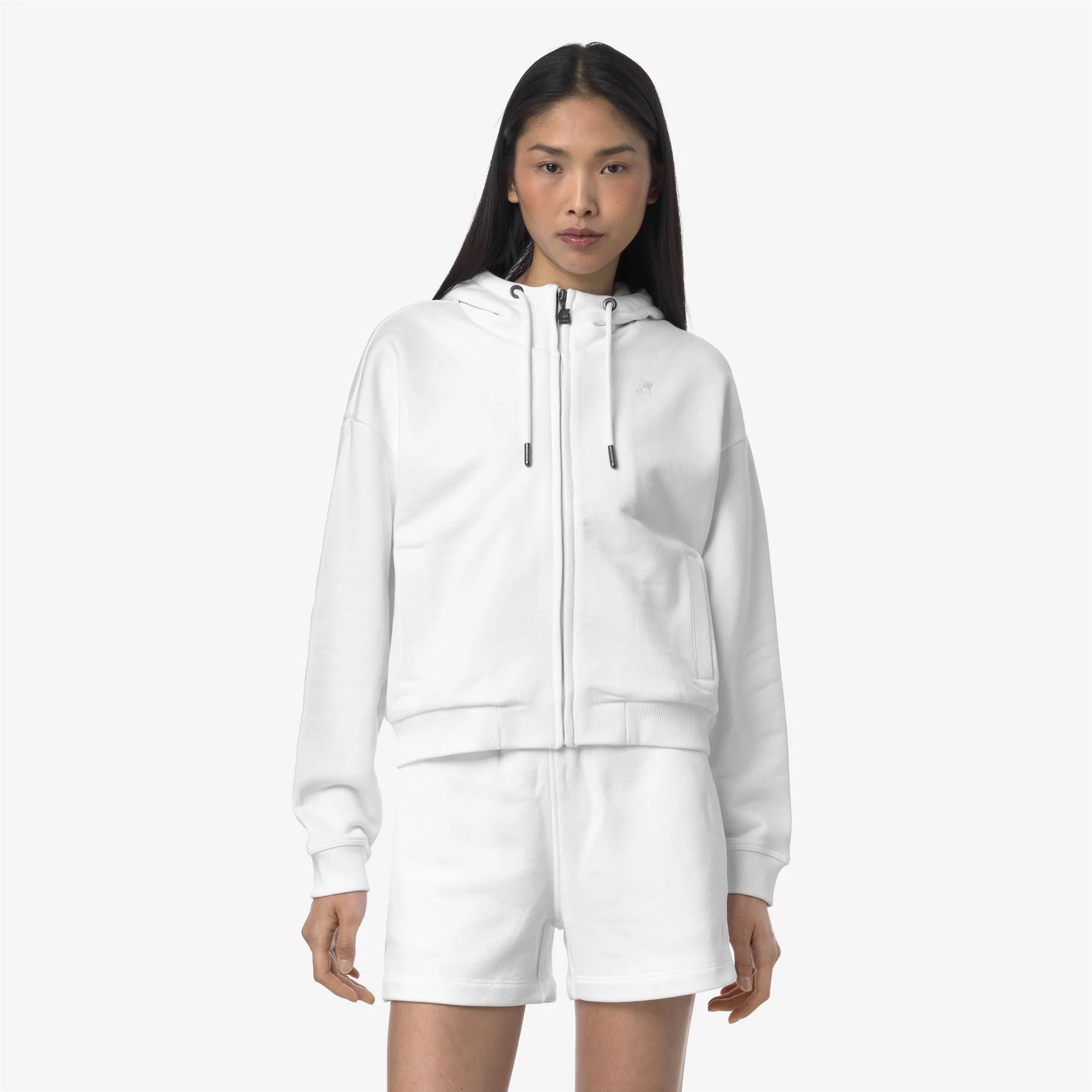 ARWEN FRENCH TERRY - Fleece - Jacket - Woman - WHITE - Image 3