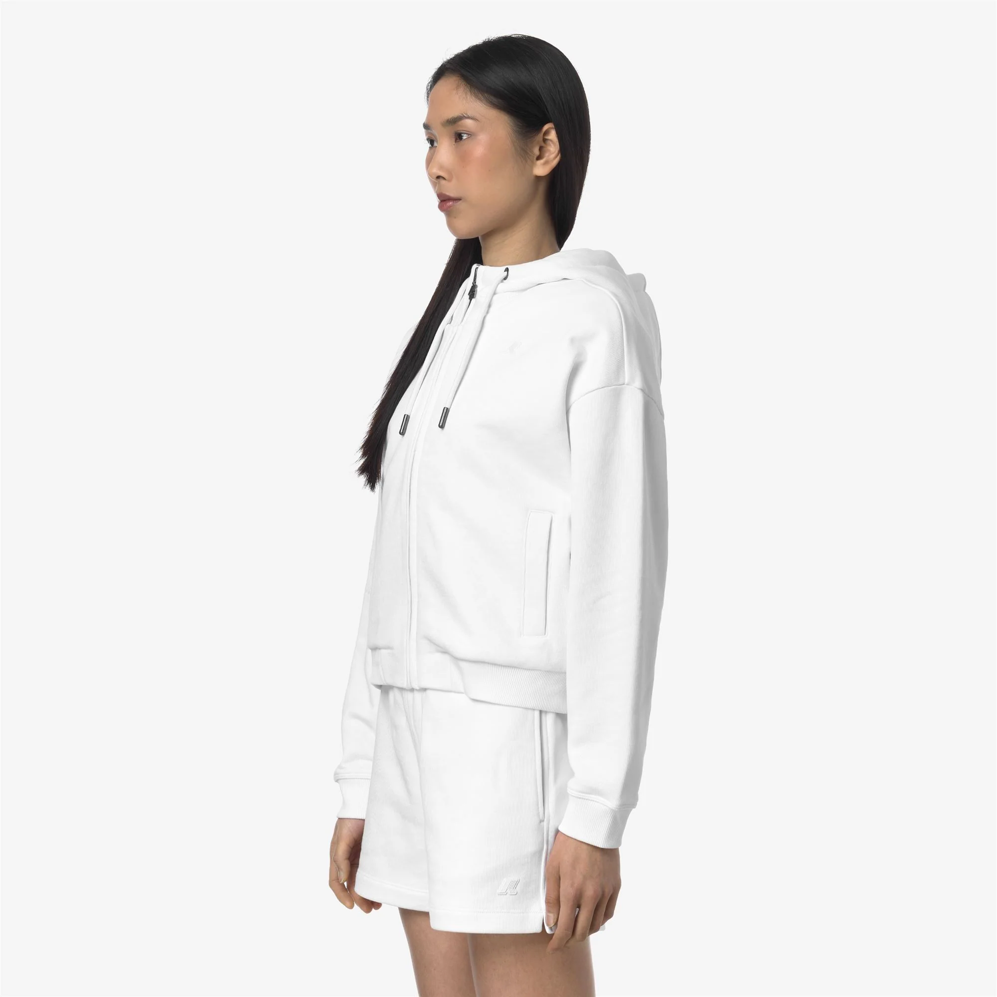 ARWEN FRENCH TERRY - Fleece - Jacket - Woman - WHITE - Image 4