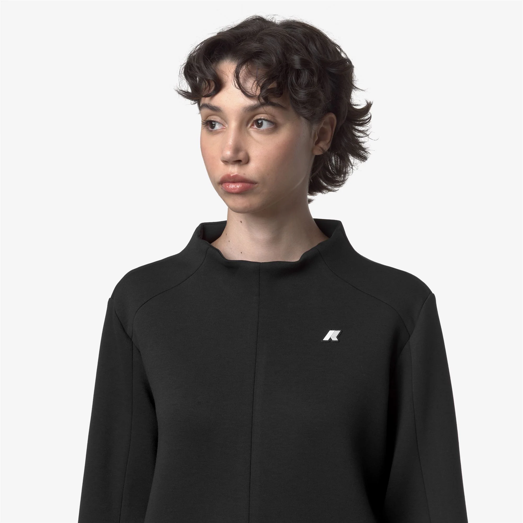AUBANE LIGHT SPACER - Fleece - Pull  Over - Woman - BLACK PURE - Image 2