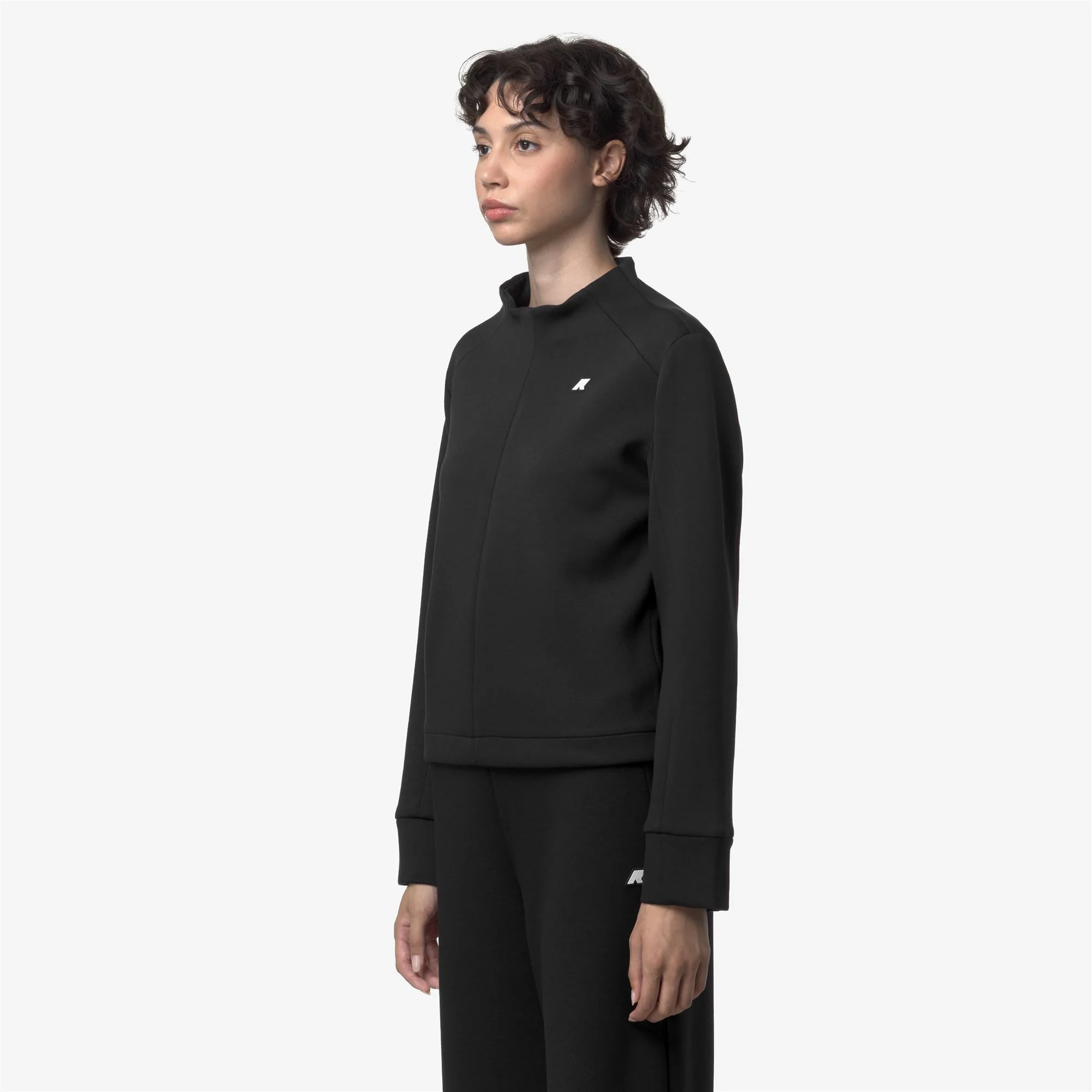 AUBANE LIGHT SPACER - Fleece - Pull  Over - Woman - BLACK PURE - Image 4