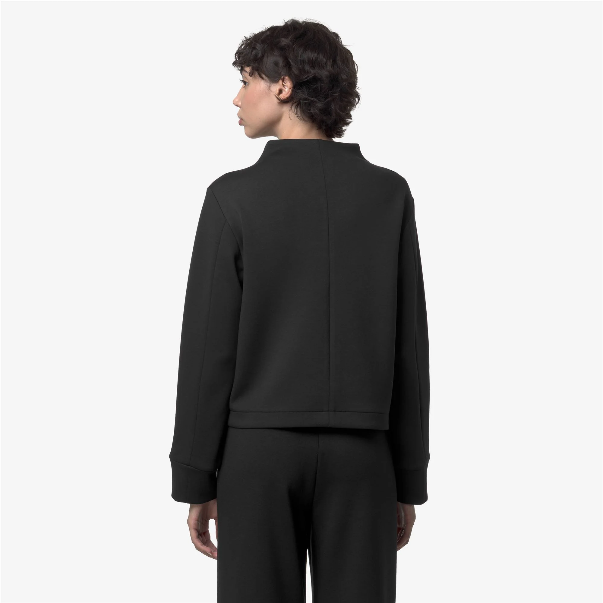 AUBANE LIGHT SPACER - Fleece - Pull  Over - Woman - BLACK PURE - Image 5