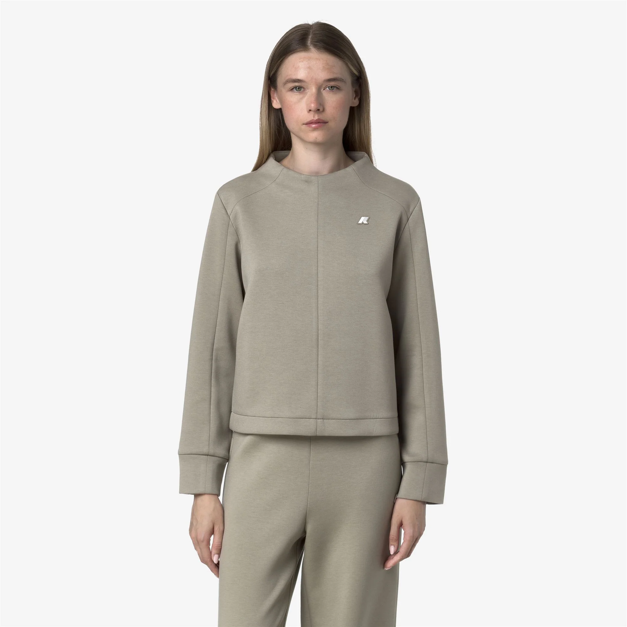 AUBANE LIGHT SPACER - Fleece - Pull  Over - Woman - GREEN OAK - Image 3