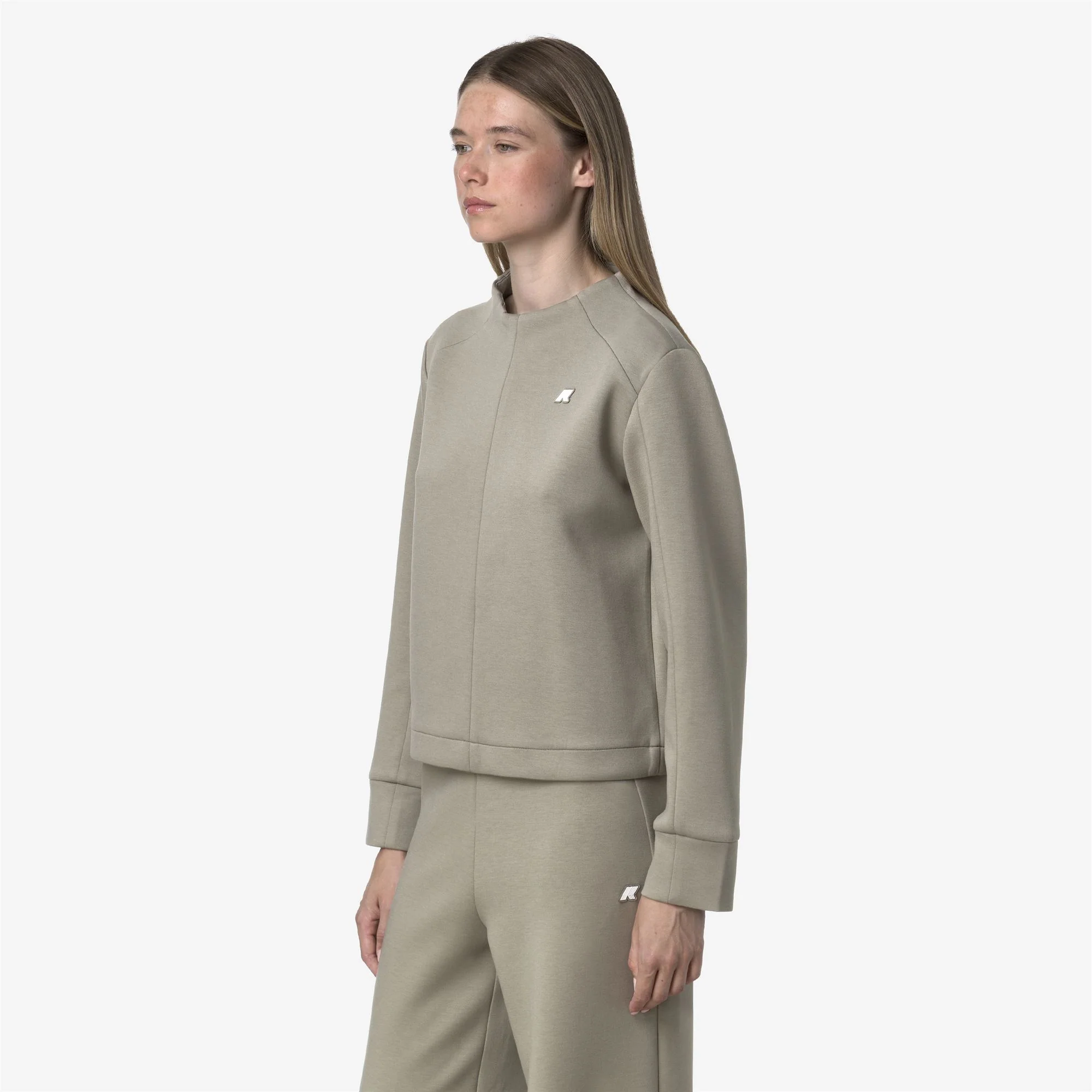 AUBANE LIGHT SPACER - Fleece - Pull  Over - Woman - GREEN OAK - Image 4