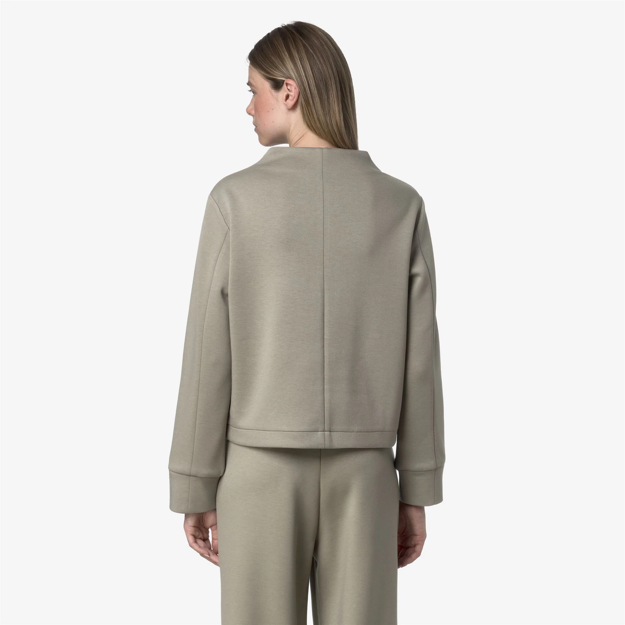 AUBANE LIGHT SPACER - Fleece - Pull  Over - Woman - GREEN OAK - Image 5