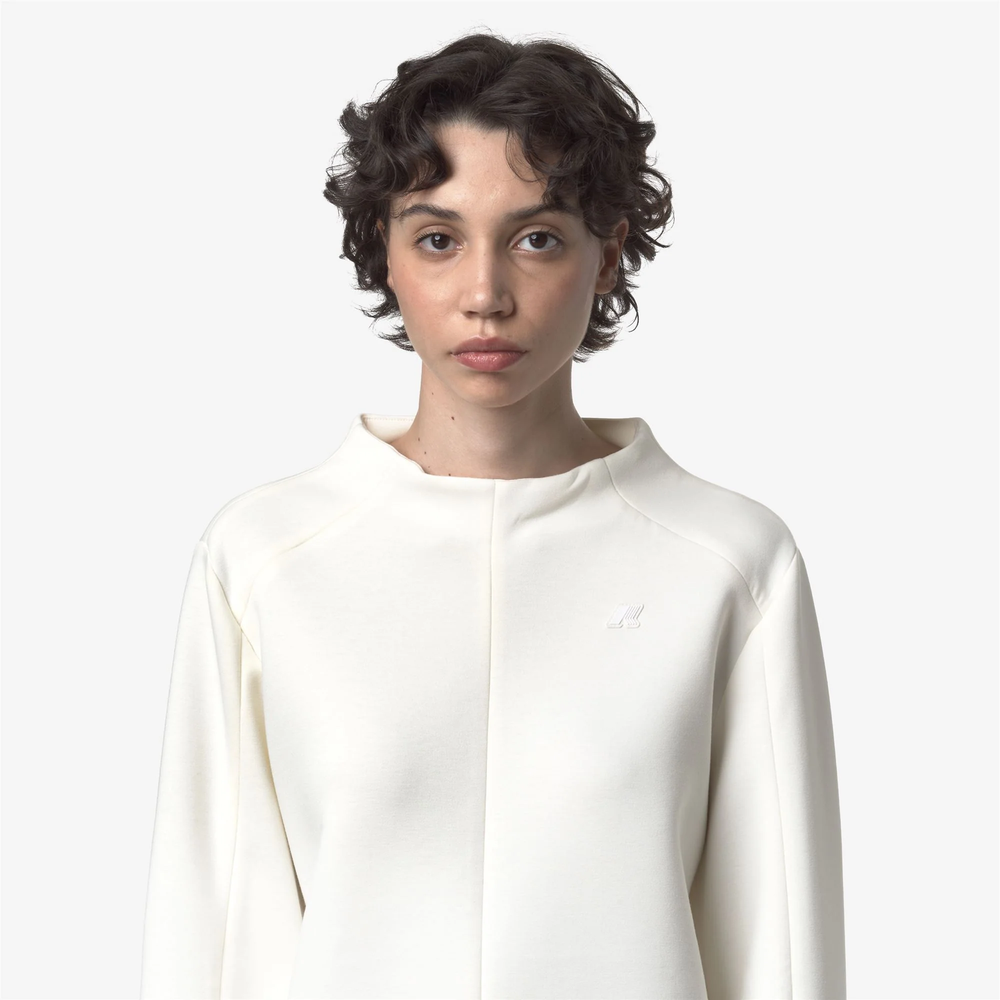 AUBANE LIGHT SPACER - Fleece - Pull  Over - Woman - WHITE GARDENIA - Image 2
