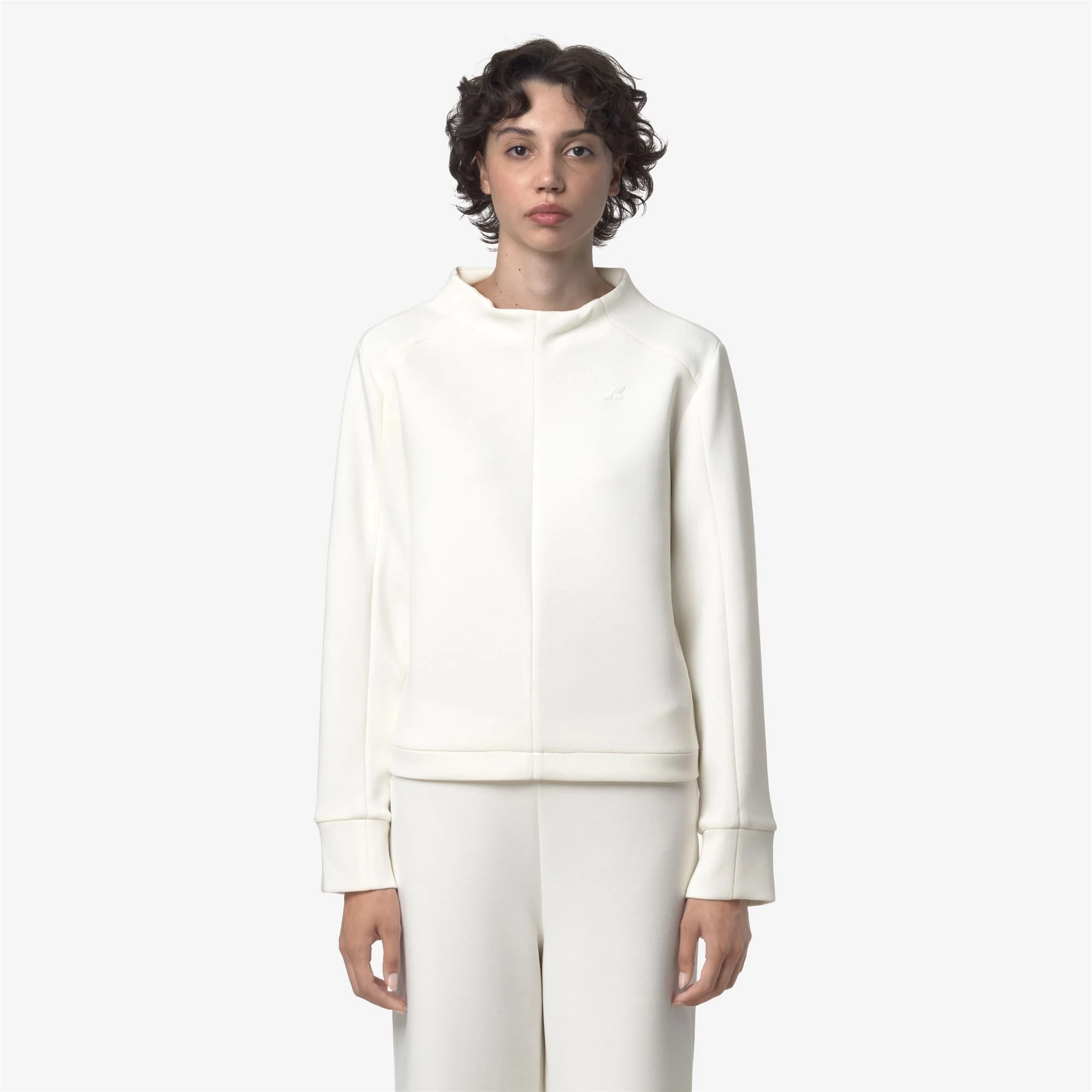 AUBANE LIGHT SPACER - Fleece - Pull  Over - Woman - WHITE GARDENIA - Image 3