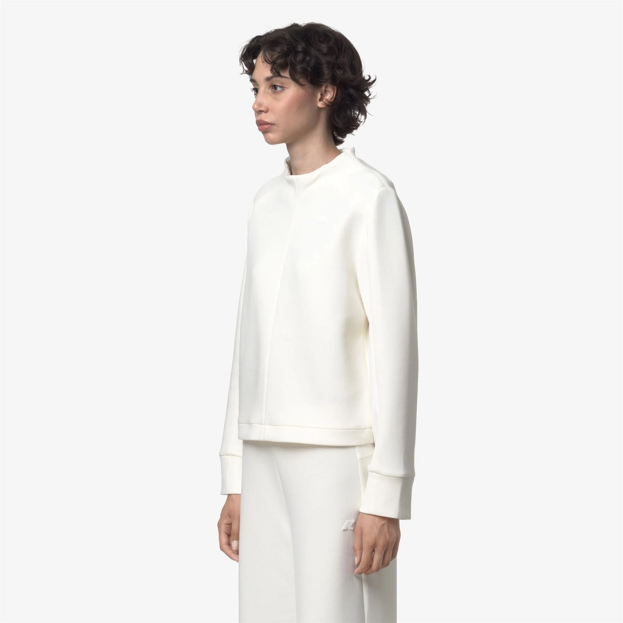 AUBANE LIGHT SPACER - Fleece - Pull  Over - Woman - WHITE GARDENIA - Image 4