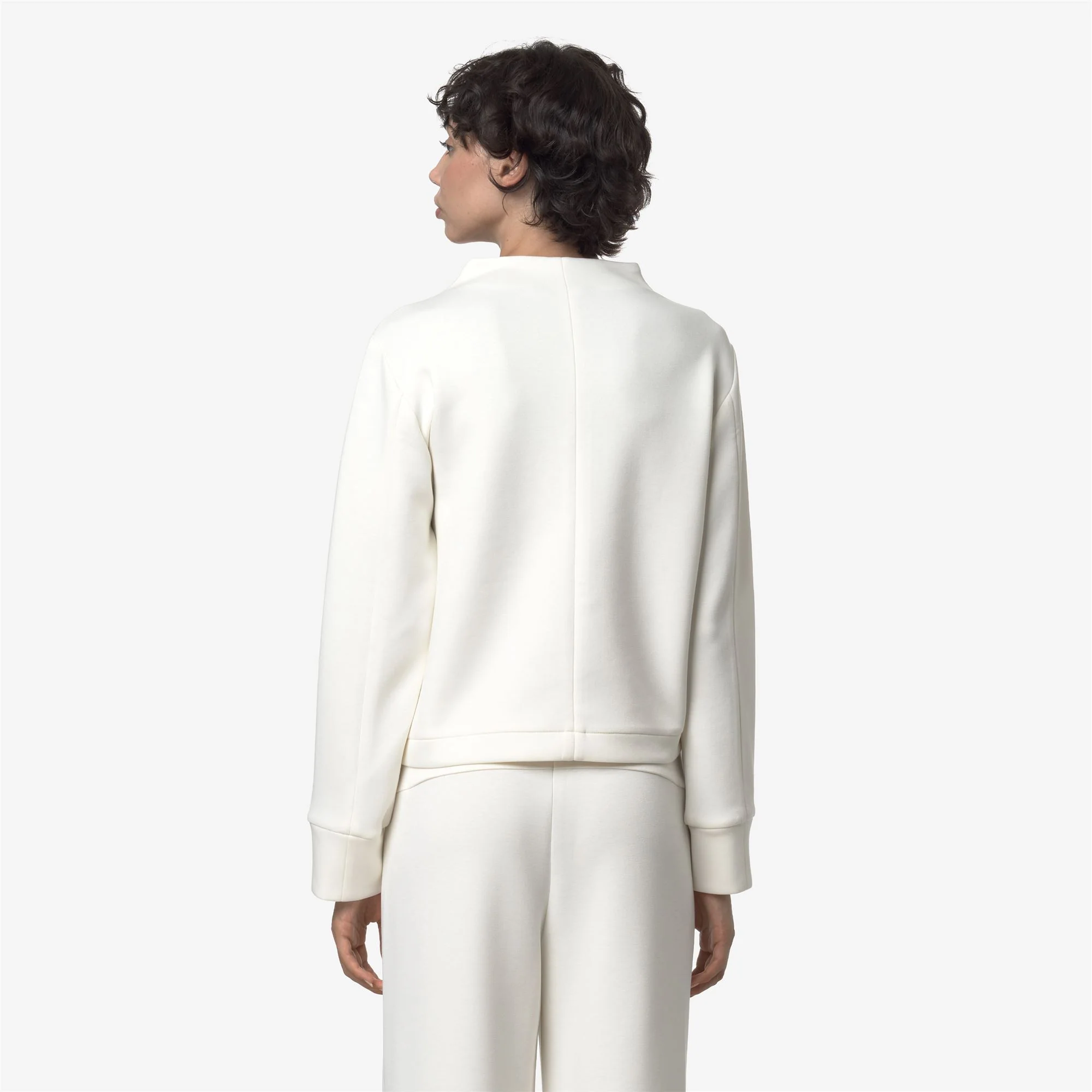 AUBANE LIGHT SPACER - Fleece - Pull  Over - Woman - WHITE GARDENIA - Image 5