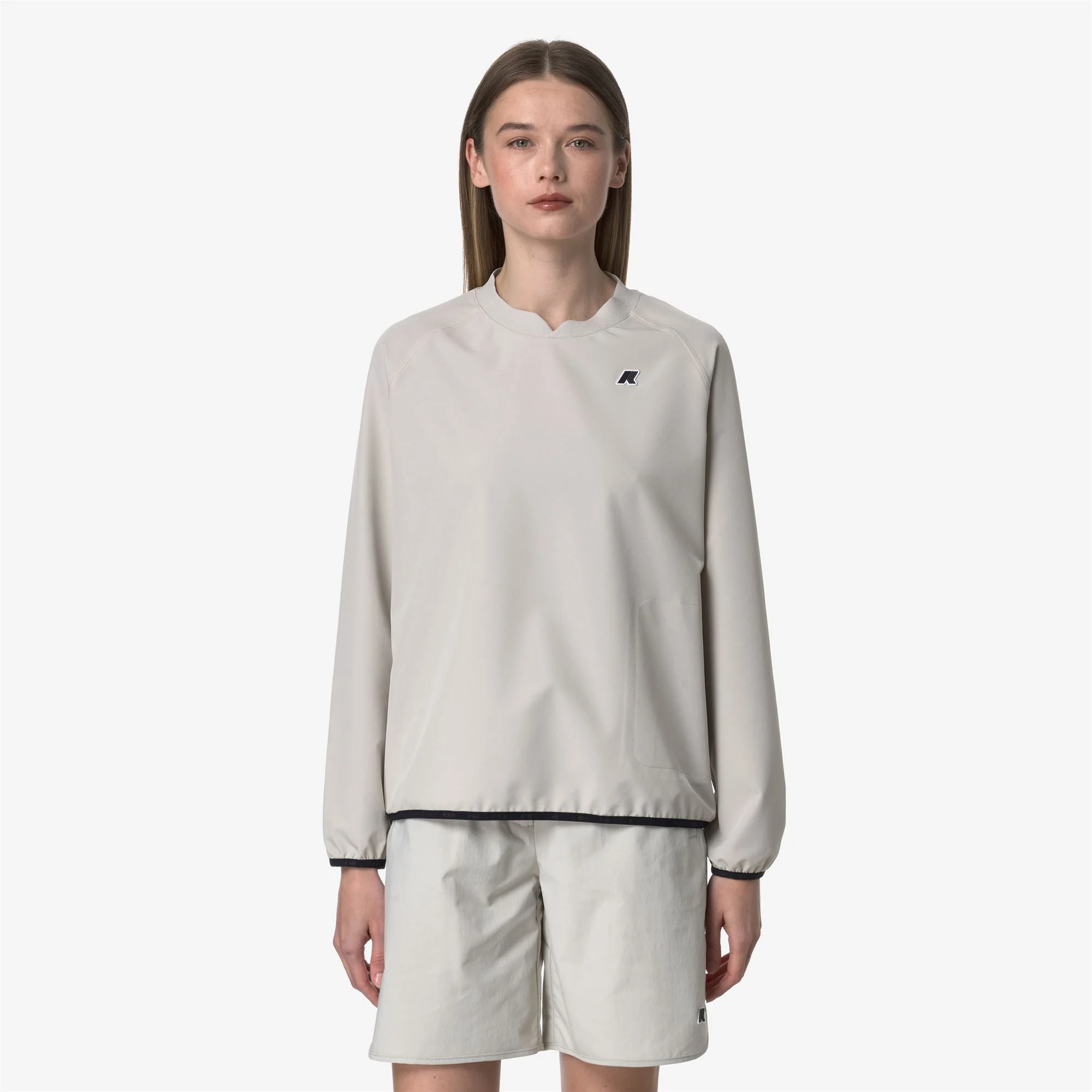 AURA - Fleece - Pull  Over - Woman - BEIGE LT - Image 3