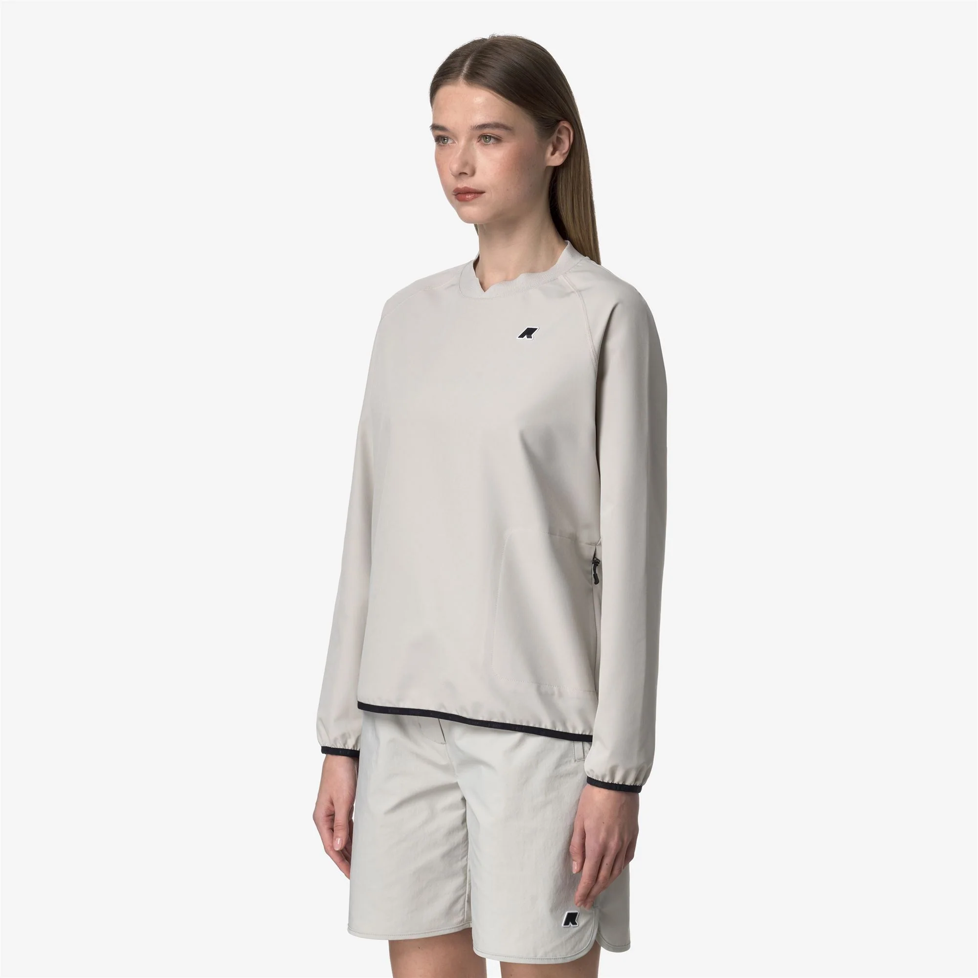 AURA - Fleece - Pull  Over - Woman - BEIGE LT - Image 4