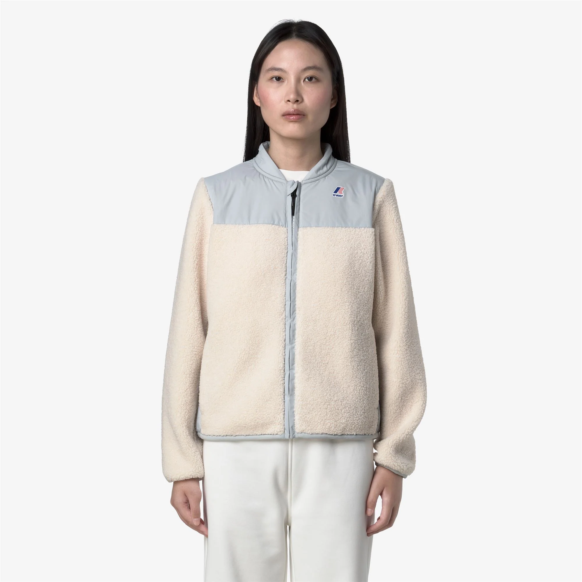 BERNARDINE 4.0 ORSETTO - Fleece - Jacket - Woman - GREY-ECRU - Image 3