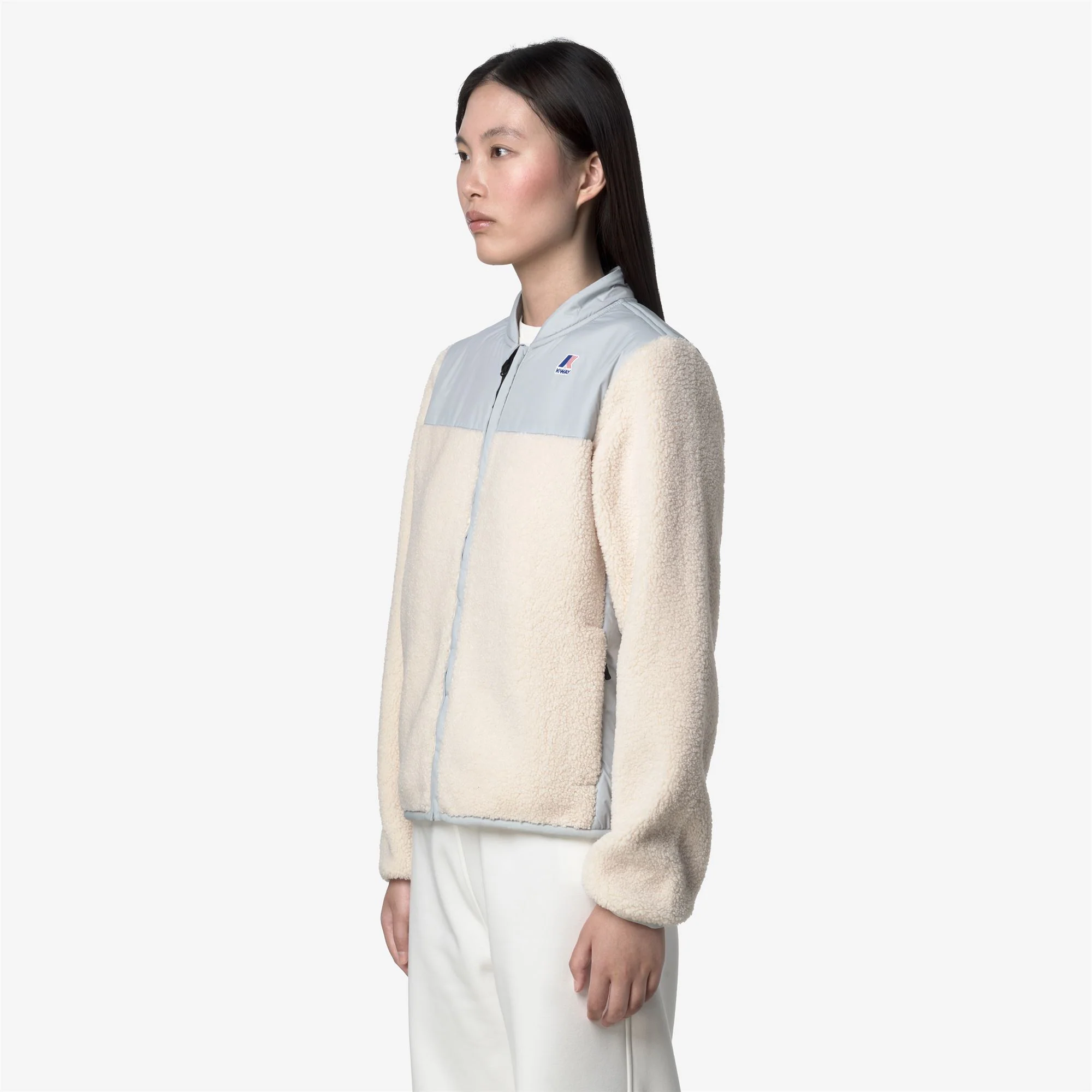 BERNARDINE 4.0 ORSETTO - Fleece - Jacket - Woman - GREY-ECRU - Image 4