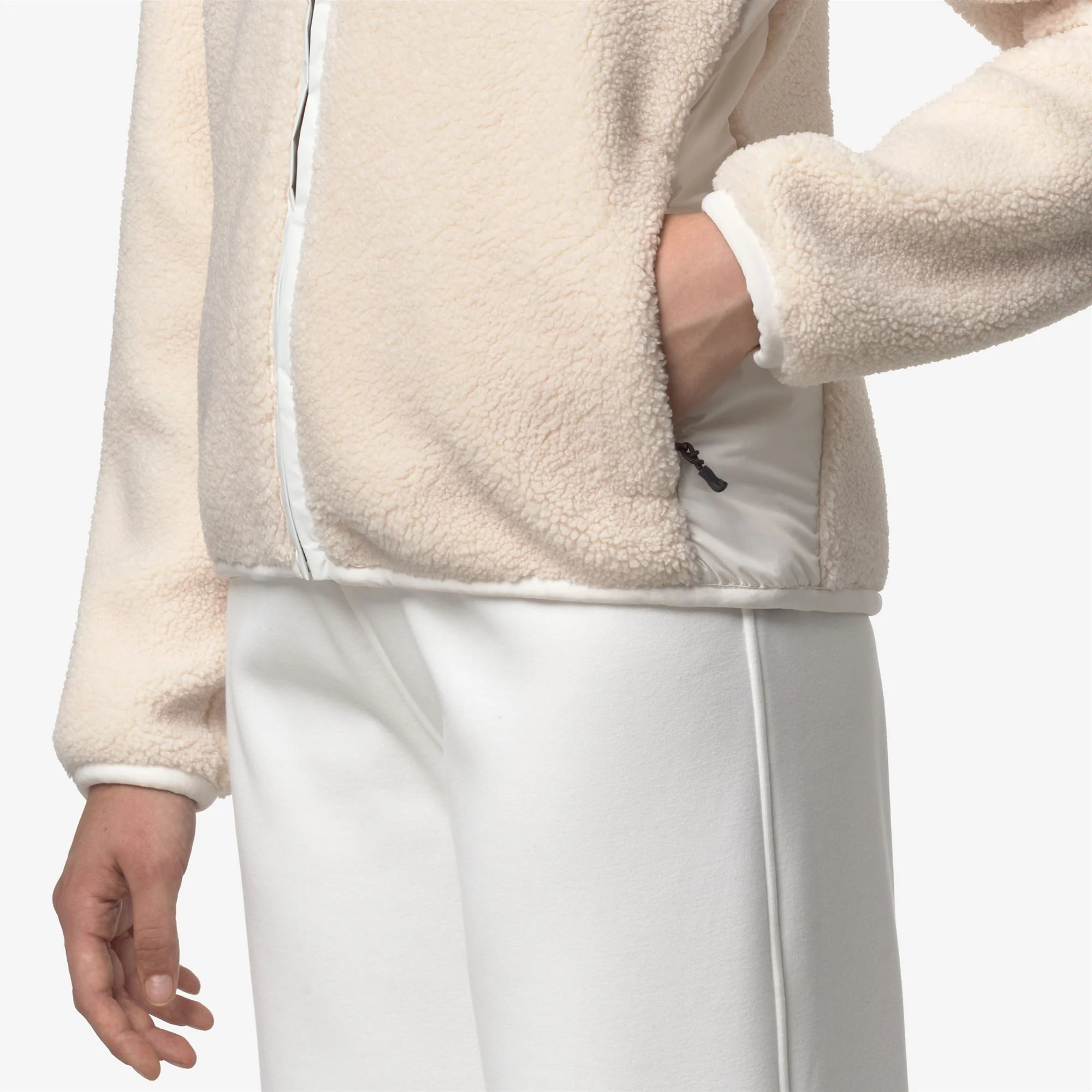 BERNARDINE 4.0 ORSETTO - Fleece - Jacket - Woman - WHITE GARDENIA-ECRU - Image 2