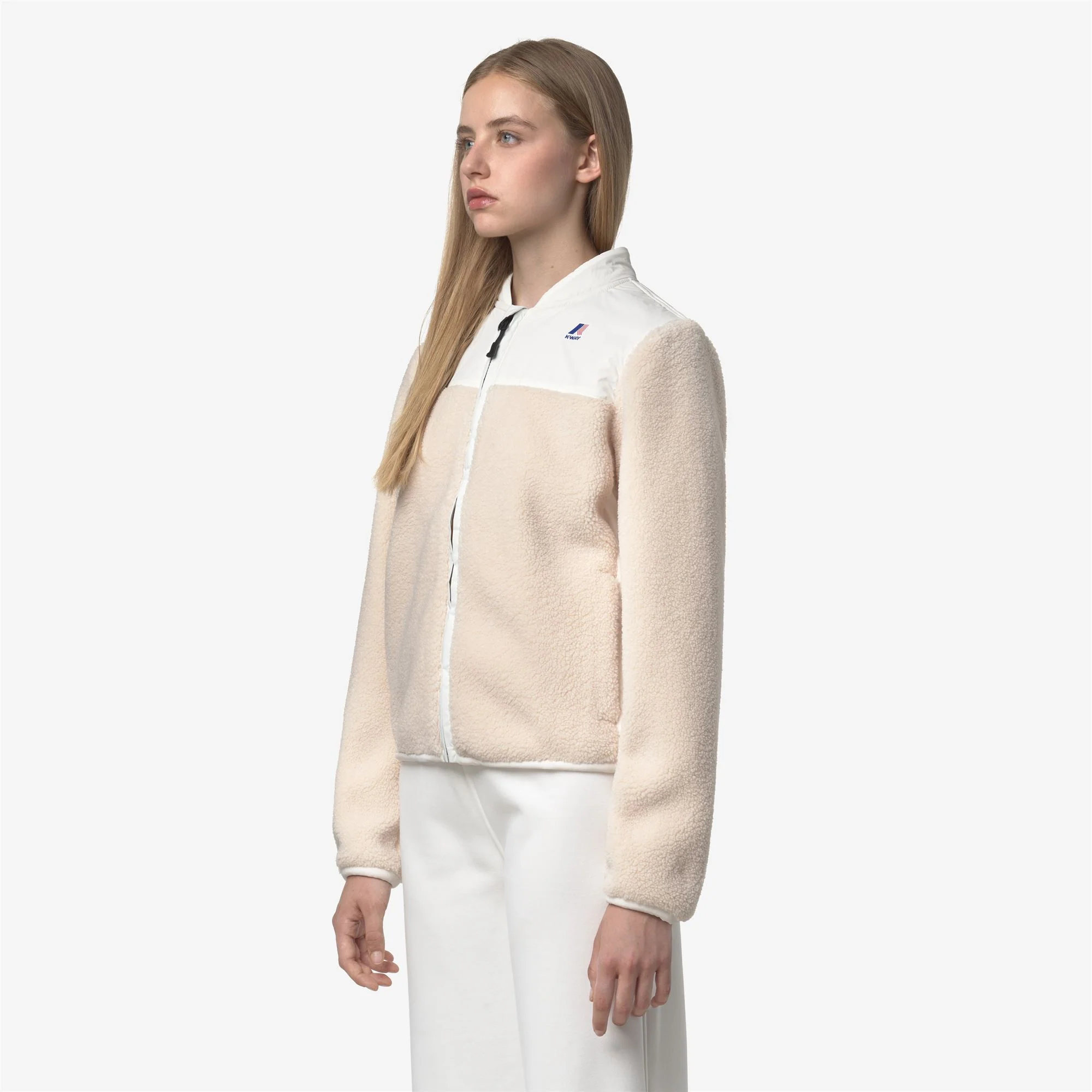 BERNARDINE 4.0 ORSETTO - Fleece - Jacket - Woman - WHITE GARDENIA-ECRU - Image 4