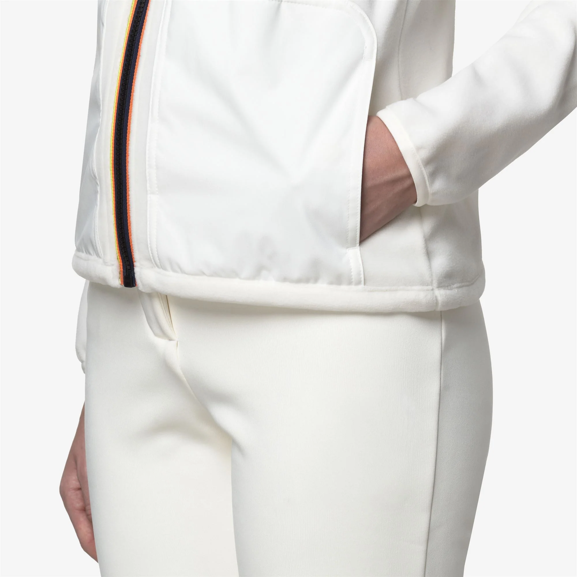 BRESSE POLAR - Fleece - Jacket - Woman - WHITE GARDENIA - Image 2