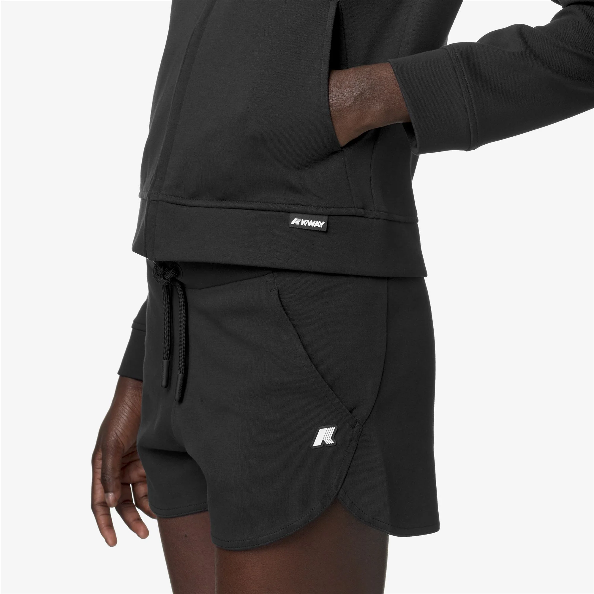 CYRIELLE INTERLOCK - Fleece - Jacket - Woman - BLACK PURE - Image 2