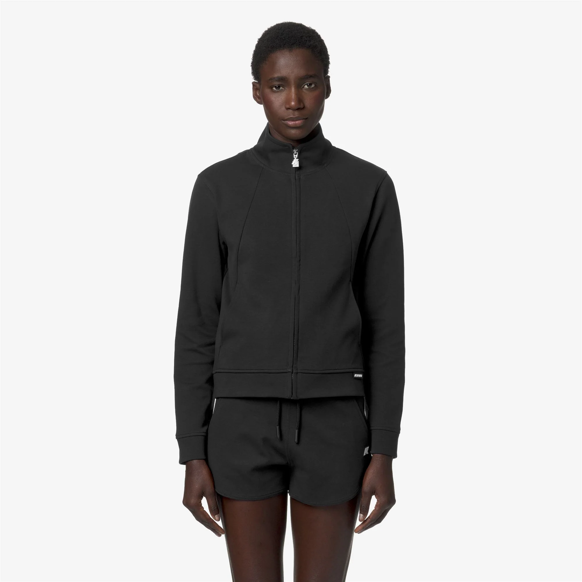 CYRIELLE INTERLOCK - Fleece - Jacket - Woman - BLACK PURE - Image 3