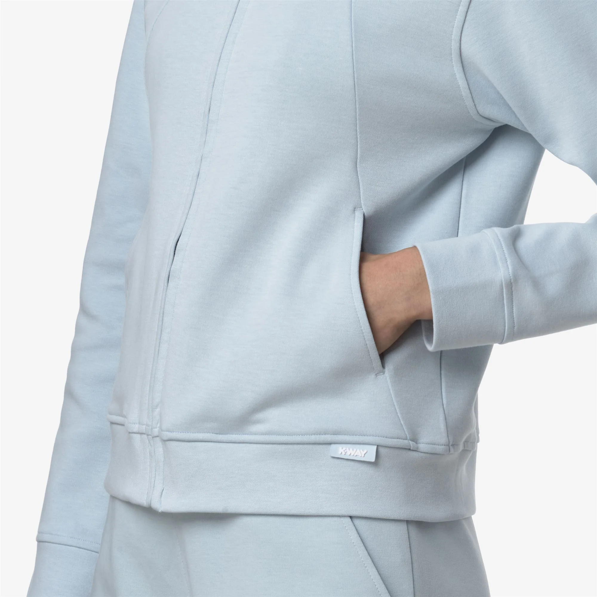 CYRIELLE INTERLOCK - Fleece - Jacket - Woman - BLUE BABY - Image 2