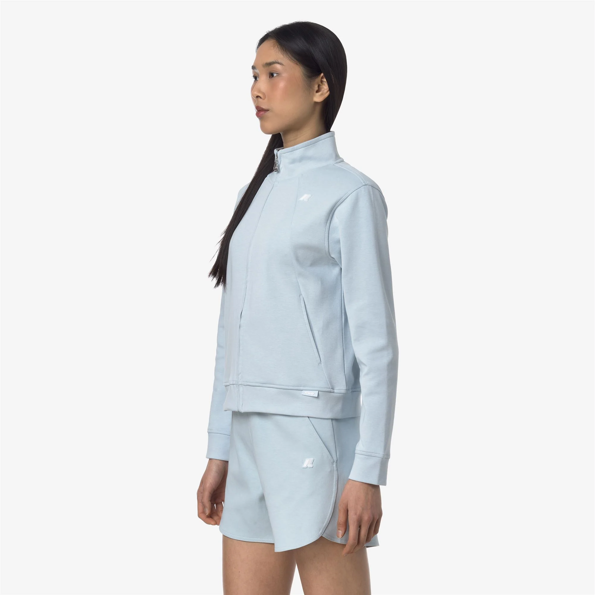 CYRIELLE INTERLOCK - Fleece - Jacket - Woman - BLUE BABY - Image 4