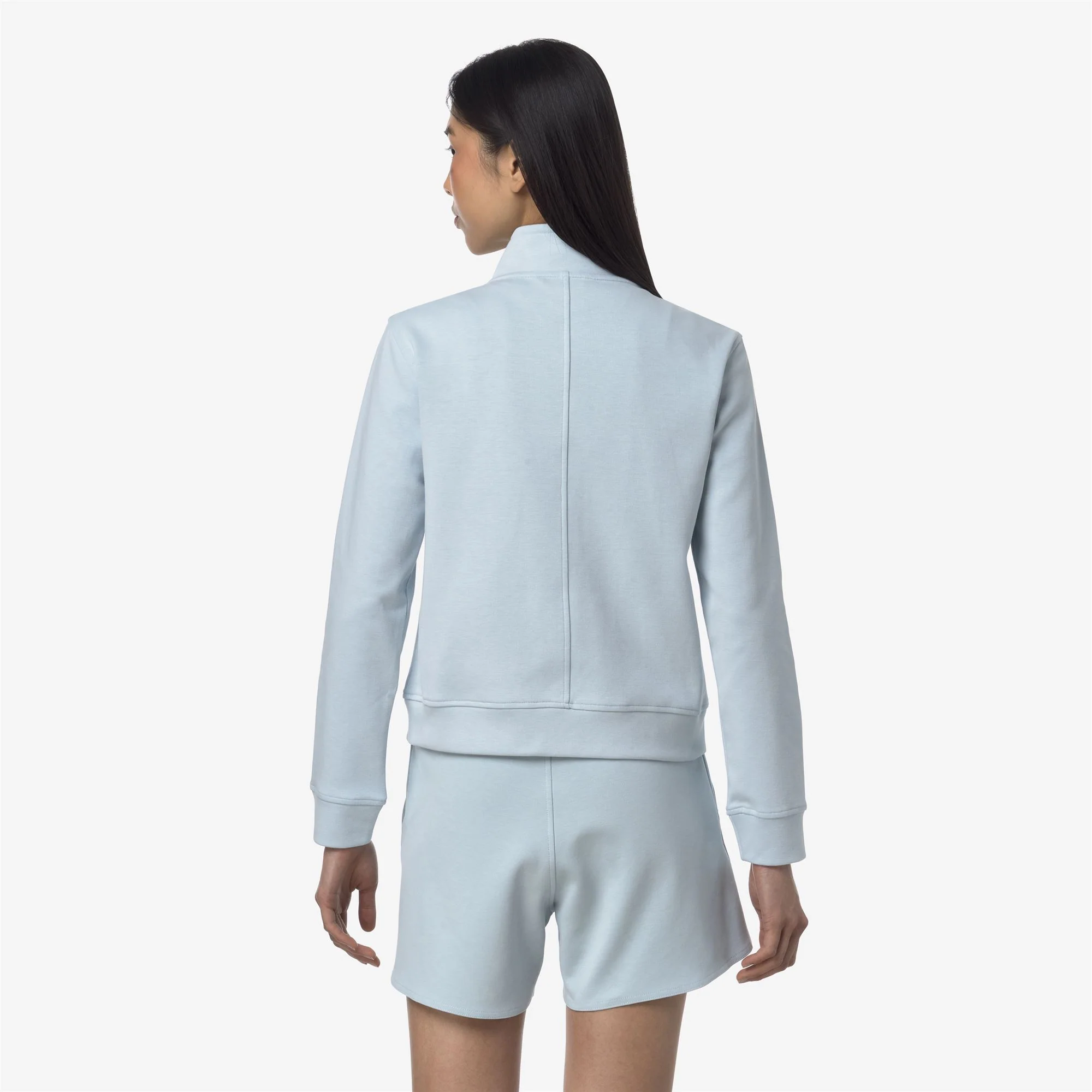 CYRIELLE INTERLOCK - Fleece - Jacket - Woman - BLUE BABY - Image 5