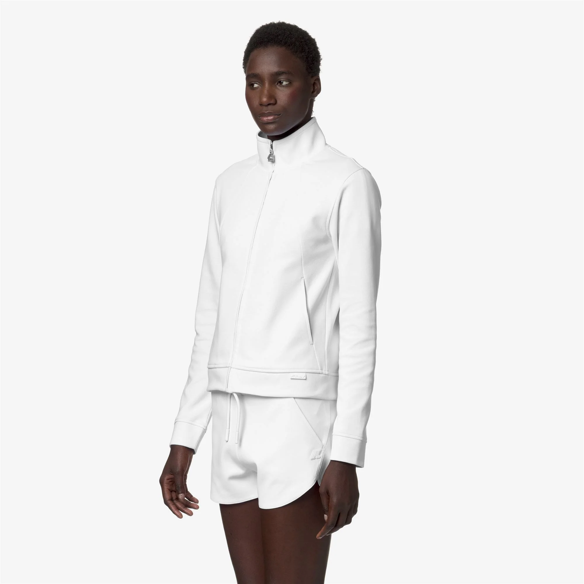 CYRIELLE INTERLOCK - Fleece - Jacket - Woman - WHITE - Image 4
