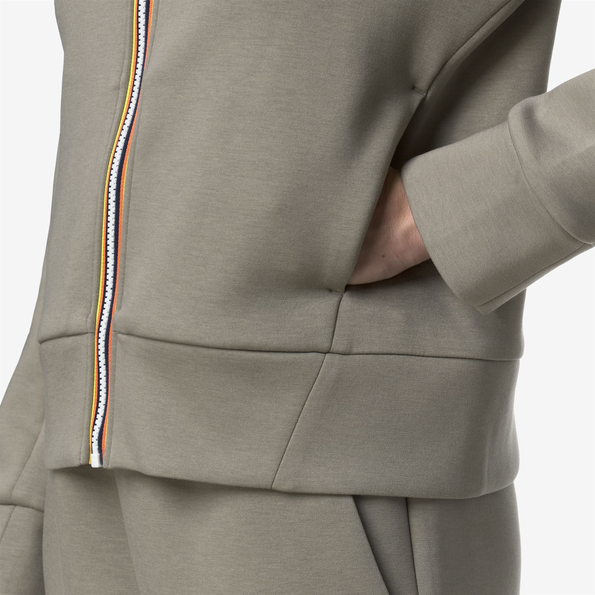 DIVINE LIGHT SPACER - Fleece - Jacket - Woman - GREEN OAK - Image 2