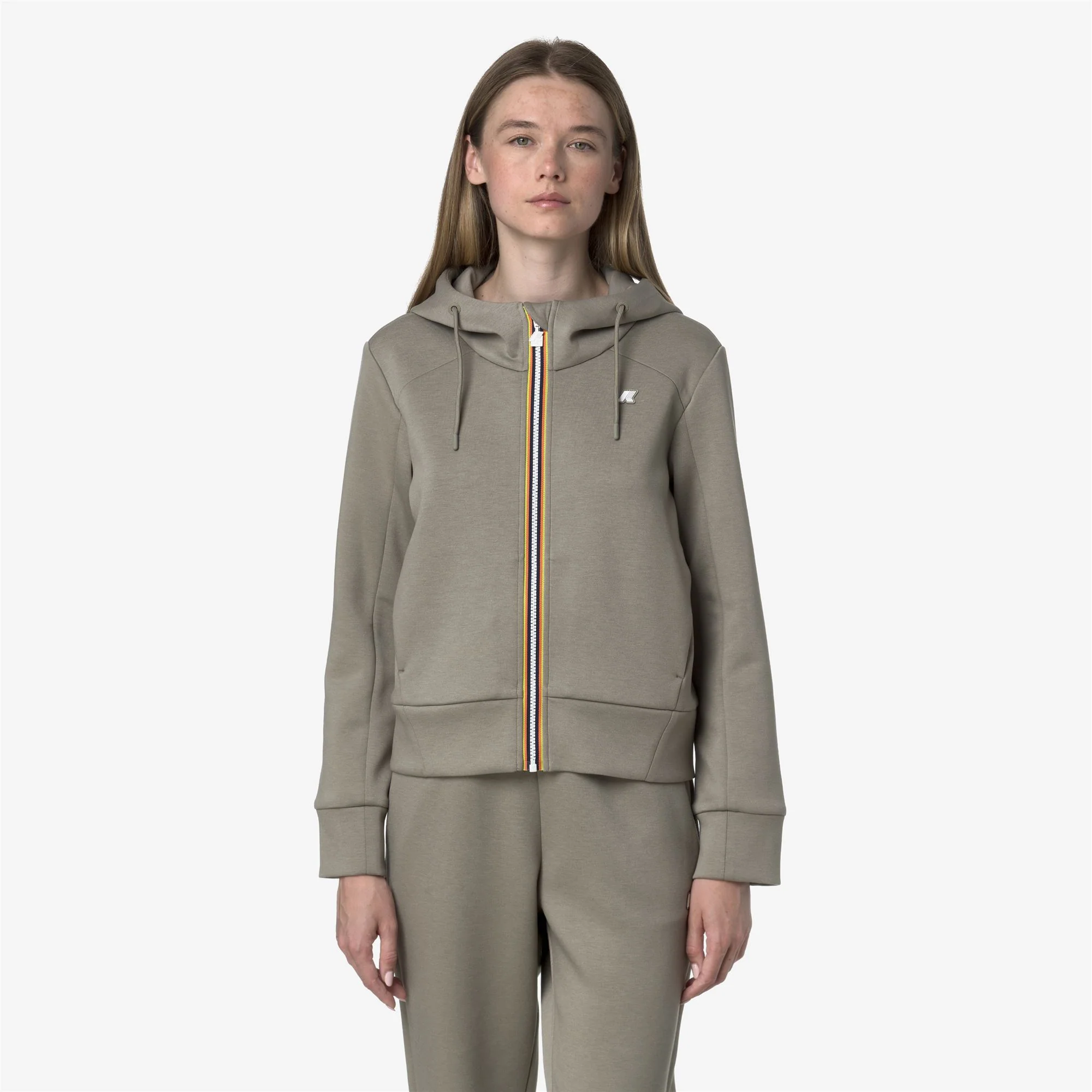 DIVINE LIGHT SPACER - Fleece - Jacket - Woman - GREEN OAK - Image 3