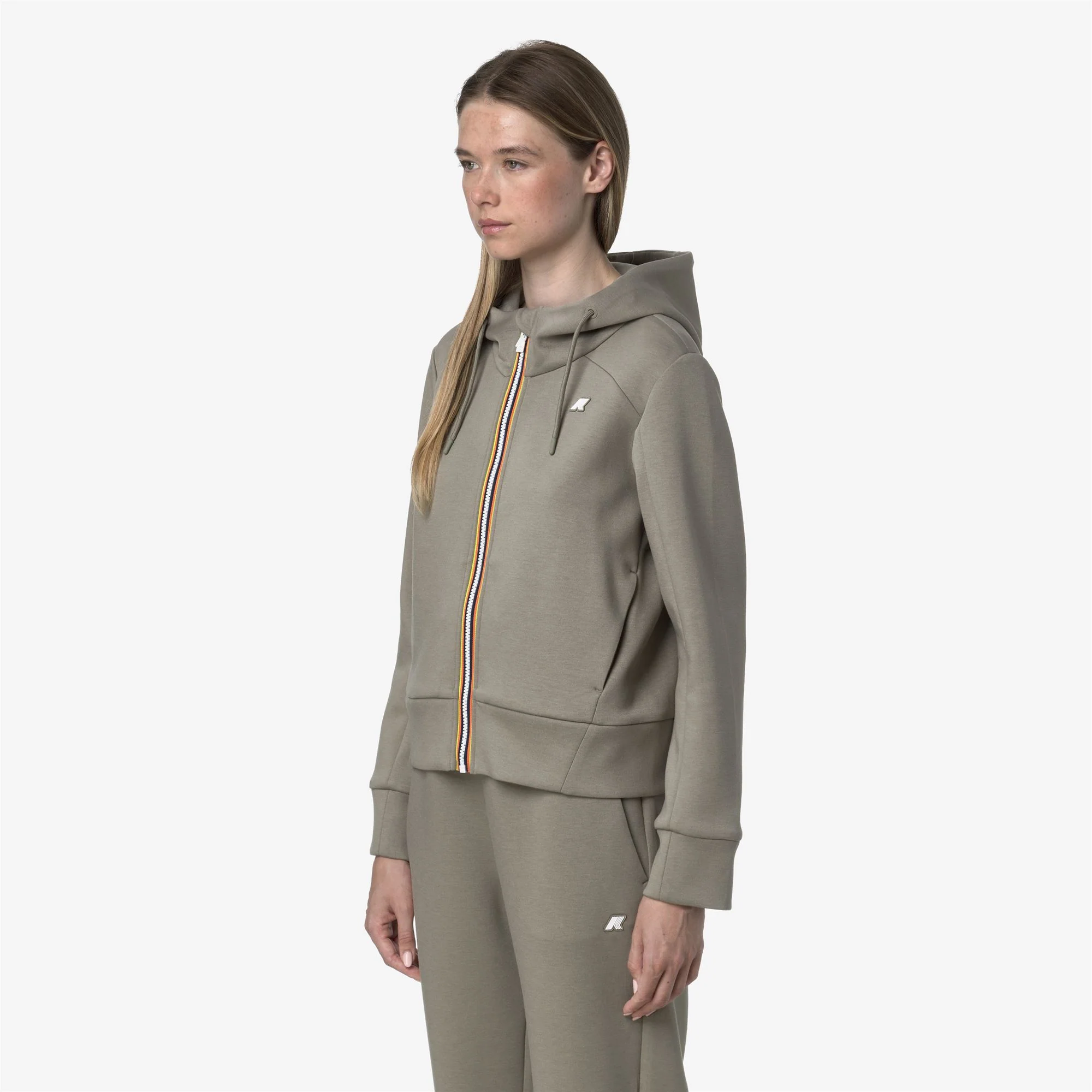 DIVINE LIGHT SPACER - Fleece - Jacket - Woman - GREEN OAK - Image 4