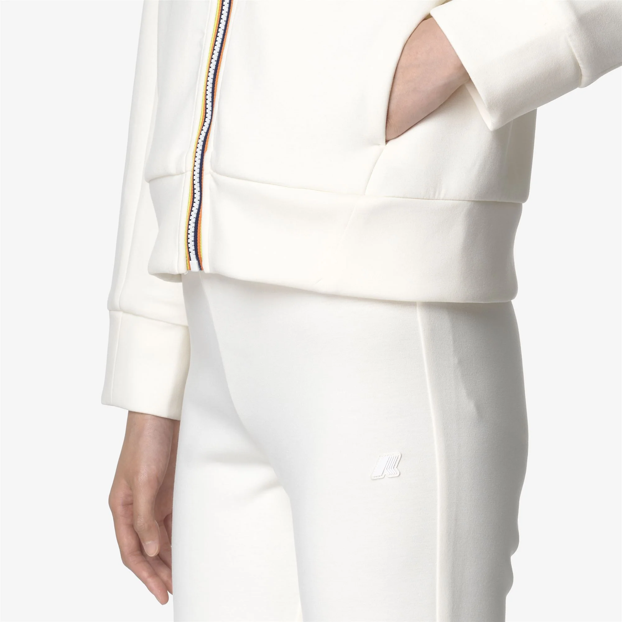 DIVINE LIGHT SPACER - Fleece - Jacket - Woman - WHITE GARDENIA - Image 2