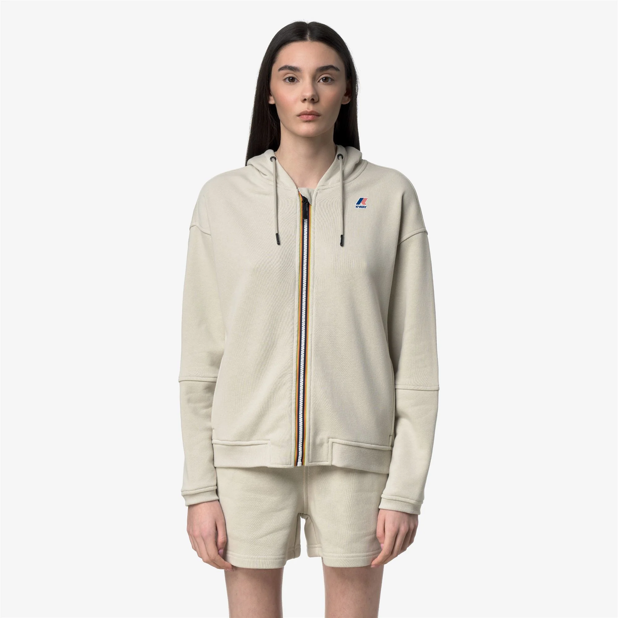 LARA POLY COTTON - Fleece - Jumper - Woman - BEIGE LT - Image 3