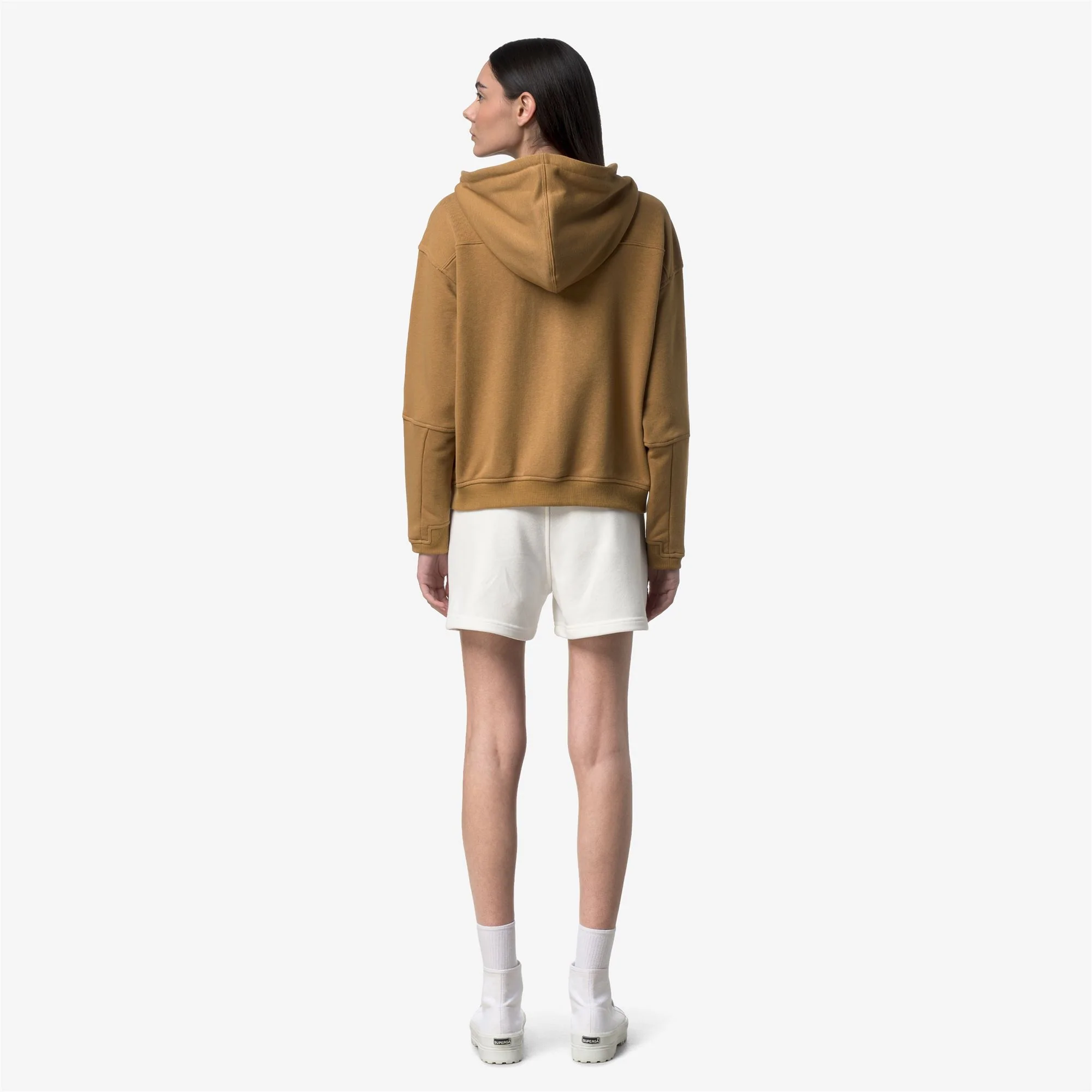 LARA POLY COTTON - Fleece - Jumper - Woman - BROWN BISTRE - Image 5