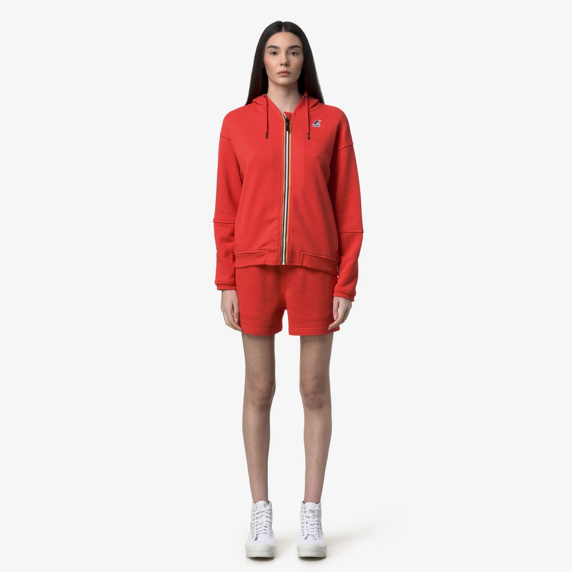 LARA POLY COTTON - Fleece - Jumper - Woman - RED POPPY - Image 3