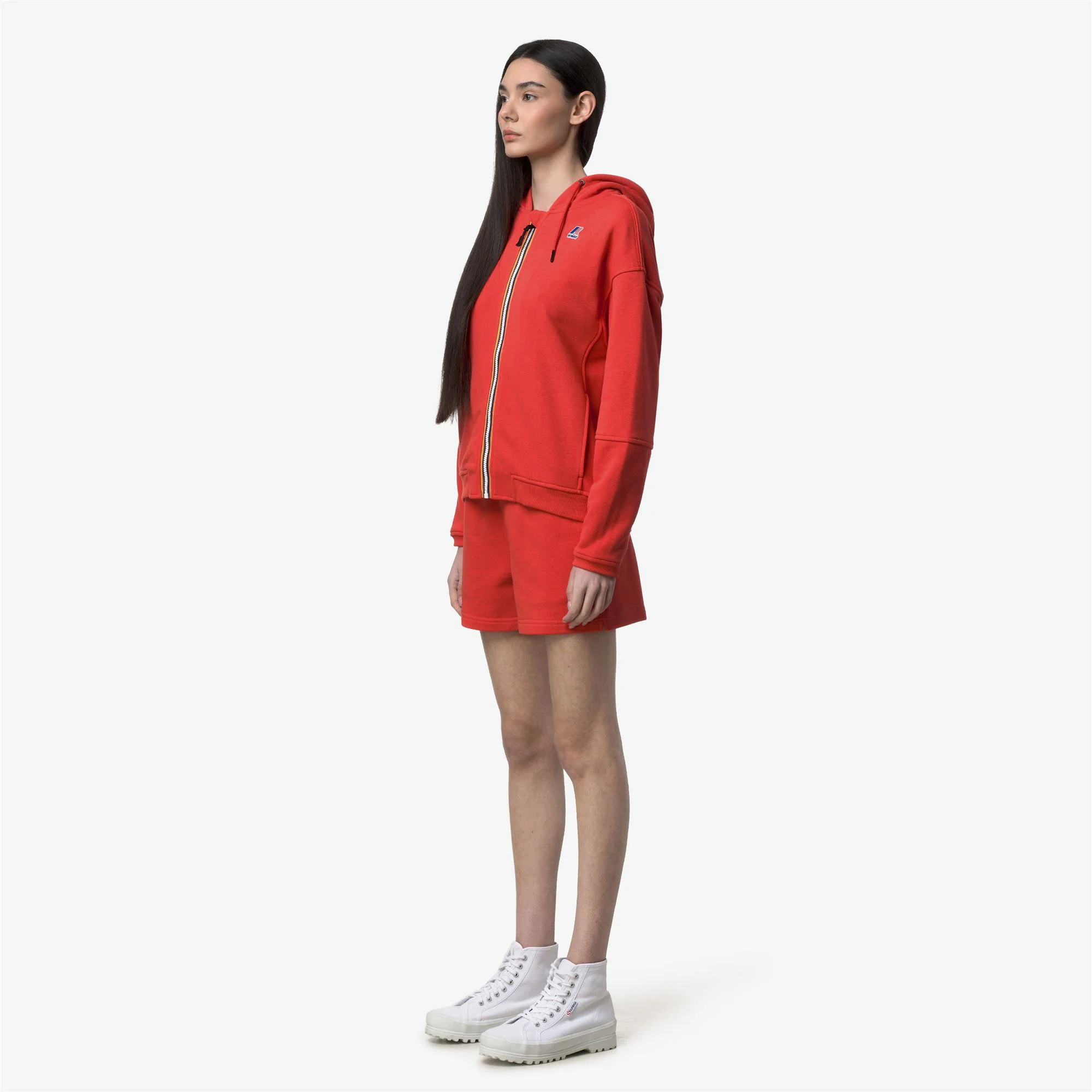 LARA POLY COTTON - Fleece - Jumper - Woman - RED POPPY - Image 4