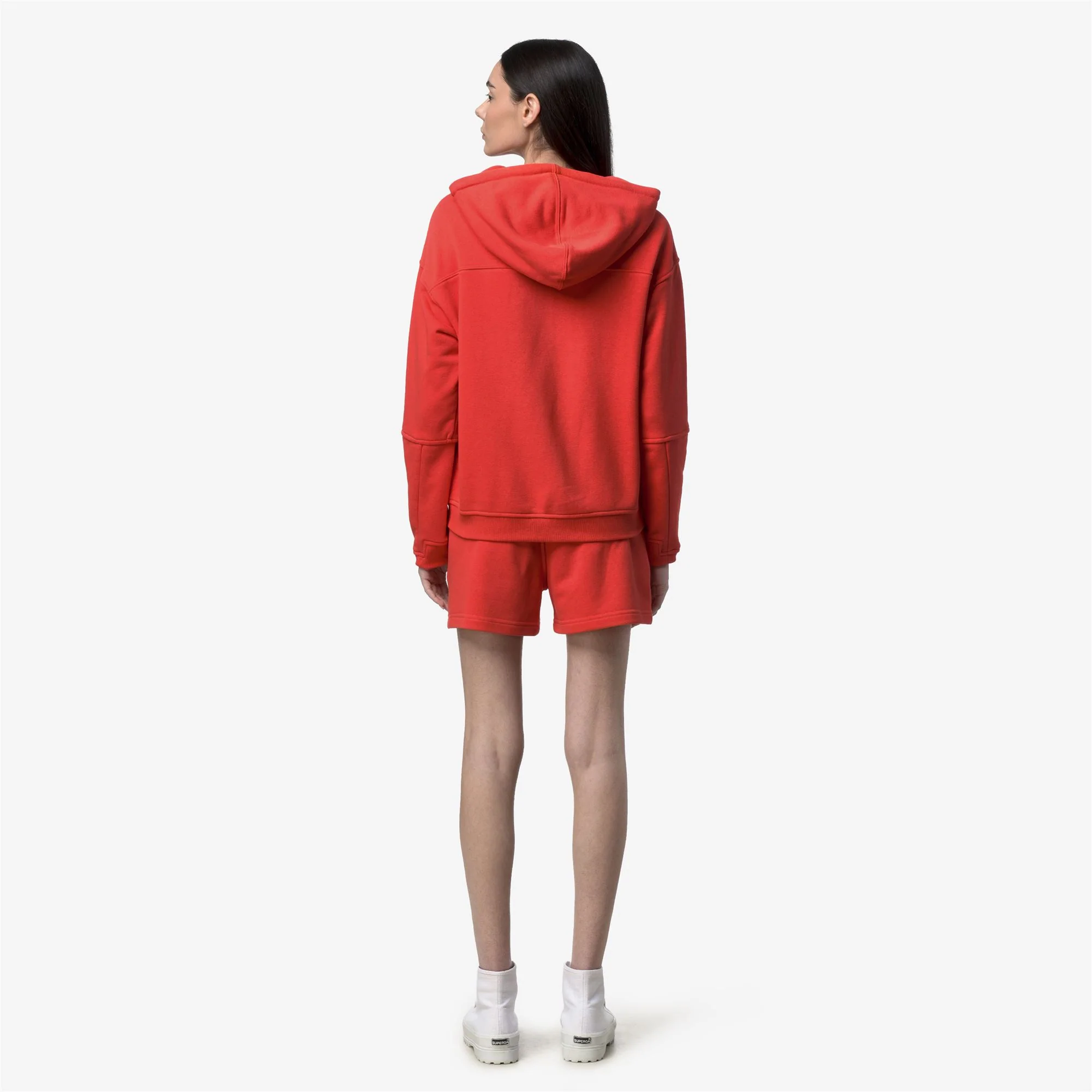 LARA POLY COTTON - Fleece - Jumper - Woman - RED POPPY - Image 5
