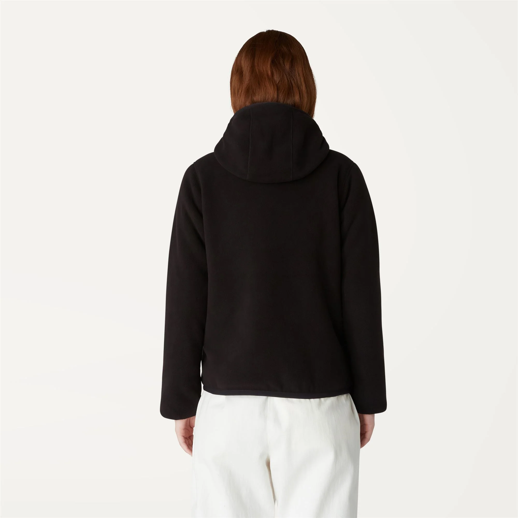 LILY POLAR REVERSIBLE - Fleece - Jacket - Woman - BLACK PURE-GREY SMOKED - Image 6