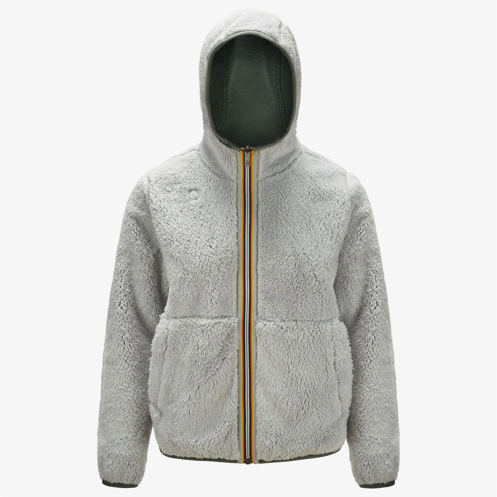 LILY POLAR REVERSIBLE - Fleece - Jacket - Woman - GREEN LAUREL-GREY LT - Image 2