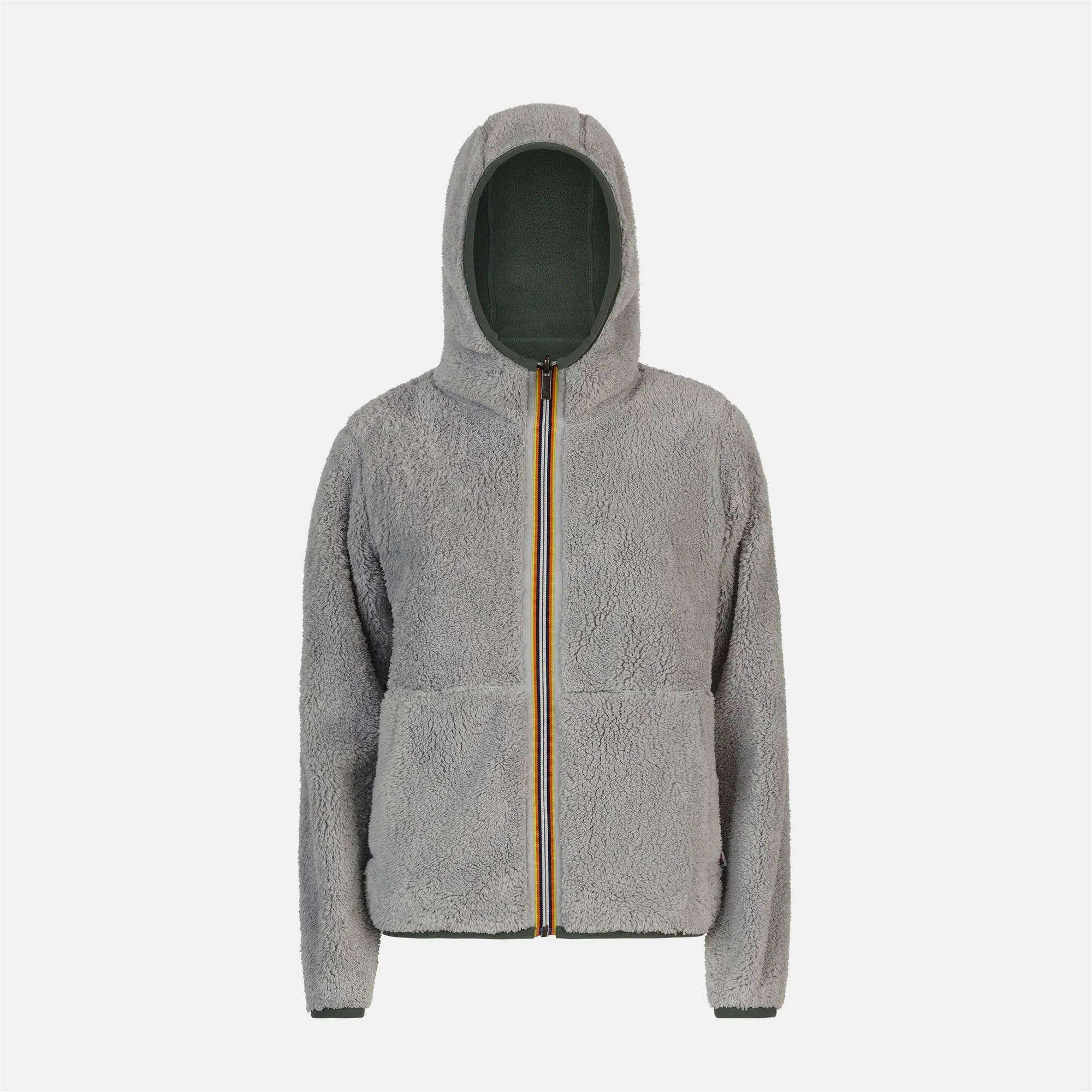 LILY POLAR REVERSIBLE - Fleece - Jacket - Woman - GREEN LAUREL-GREY LT - Image 3